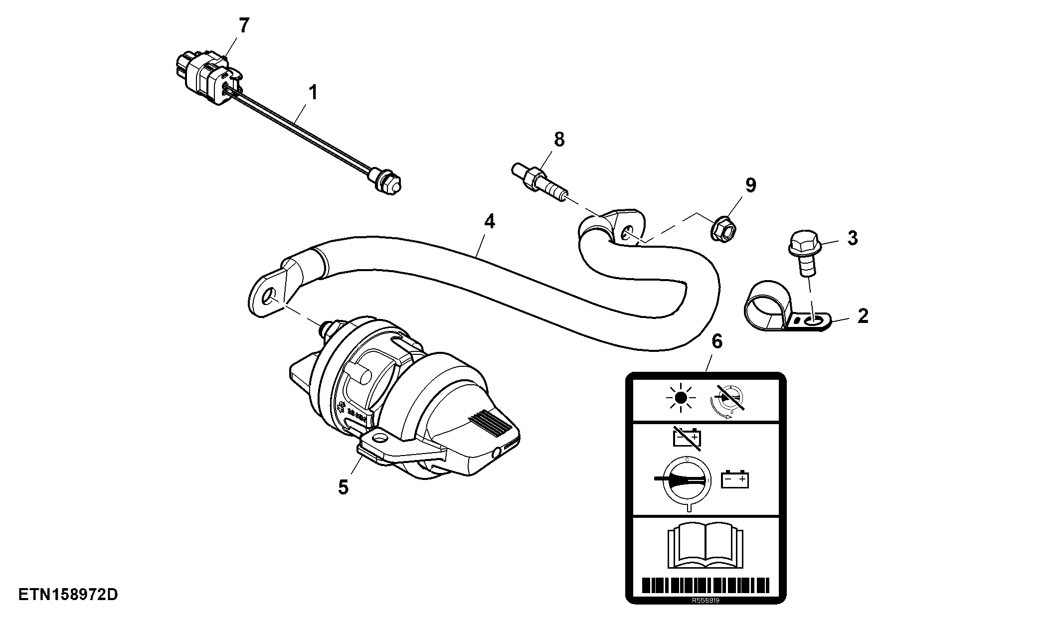 Switch, Battery Disconnect, FT4 Engine (056000 - )