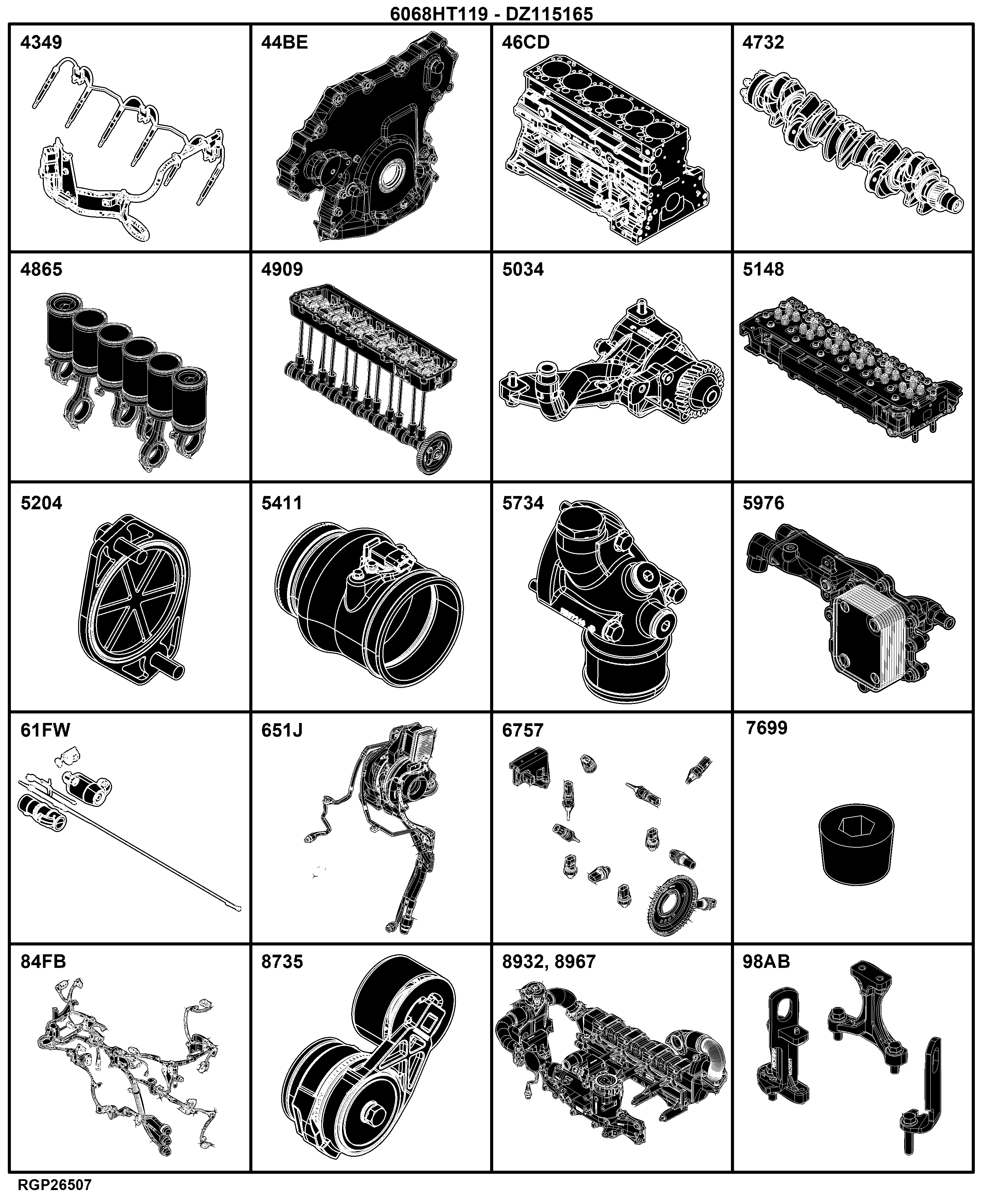 04C Engine 6068HT119-DZ115165