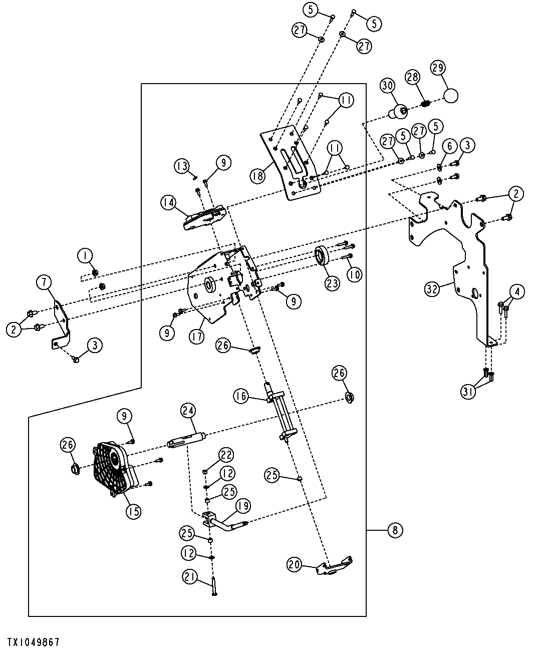 Transmission Gear Selector, Standard Controls