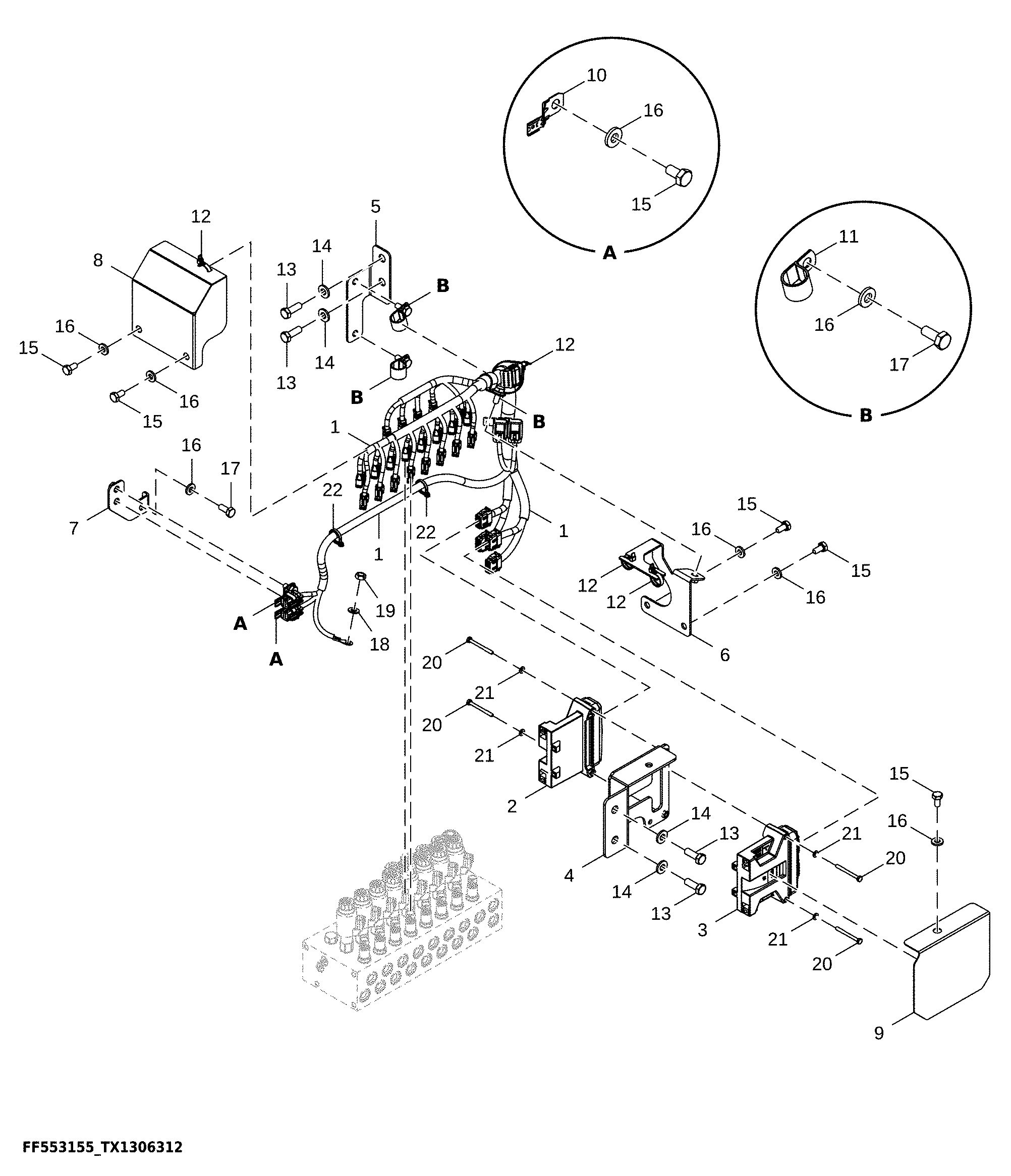 Machine Control Controller, Protection Controller, and Interface Wiring Harness (236509 - )
