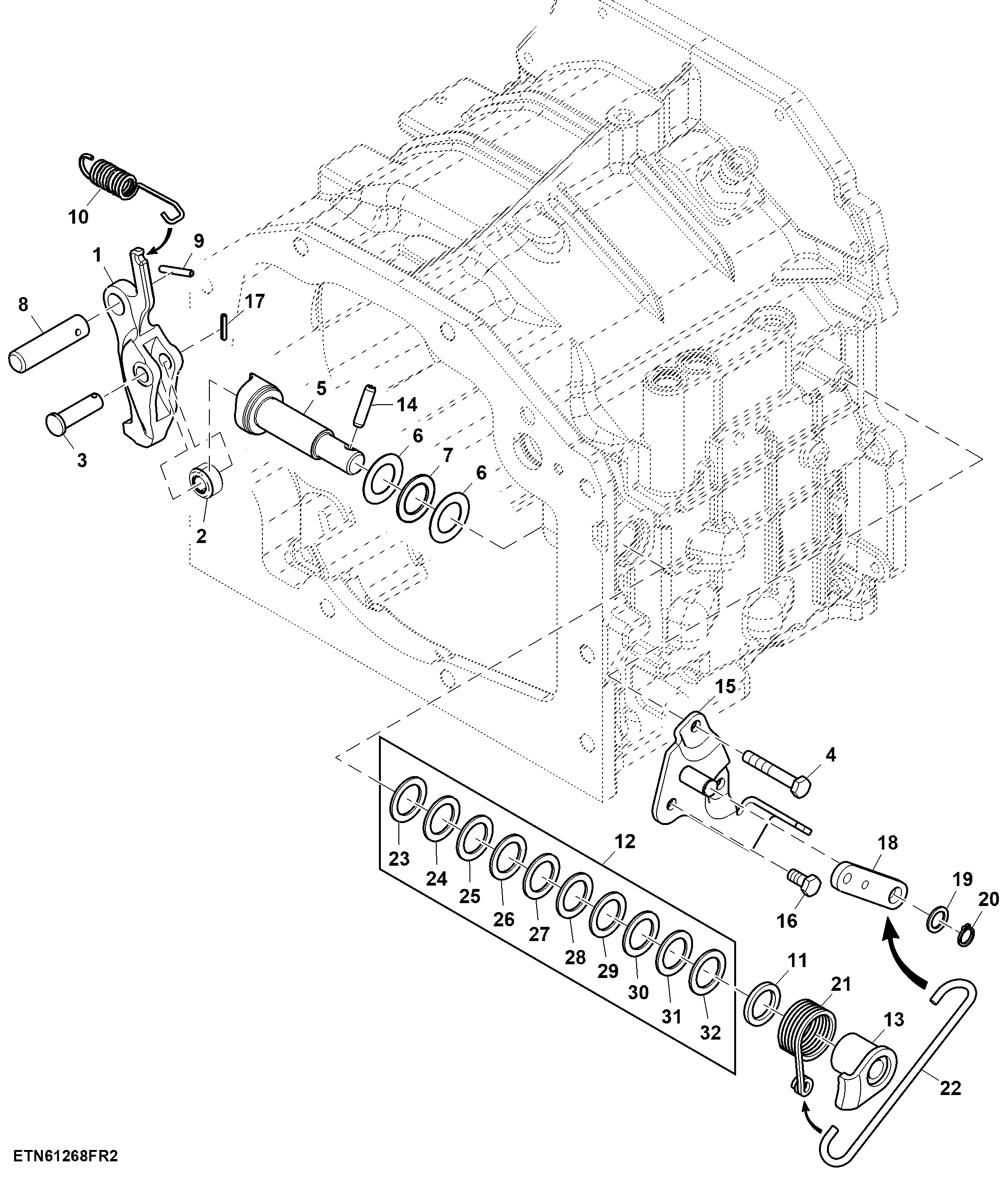 Parking Lock, 4/6 Range Transmission, PowrQuad™