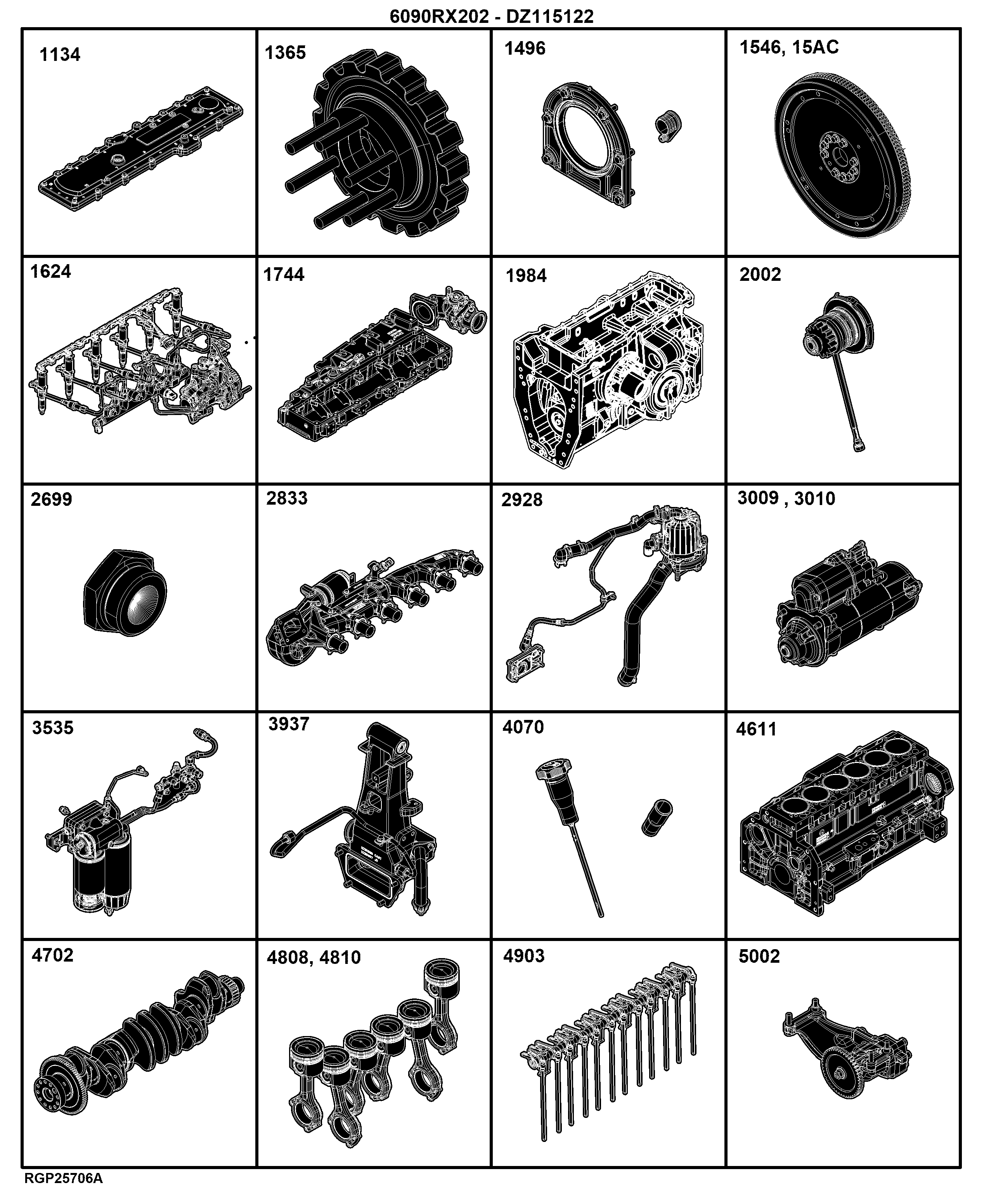 E13 Engine 6090RX202-DZ115122-ETN220191