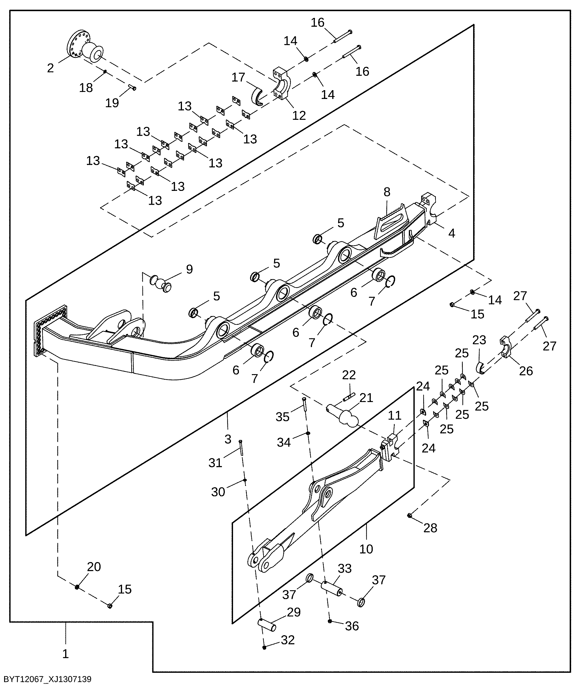 Push Beam, Mechanical Angle Blade Field Kit, LH (397847 - )