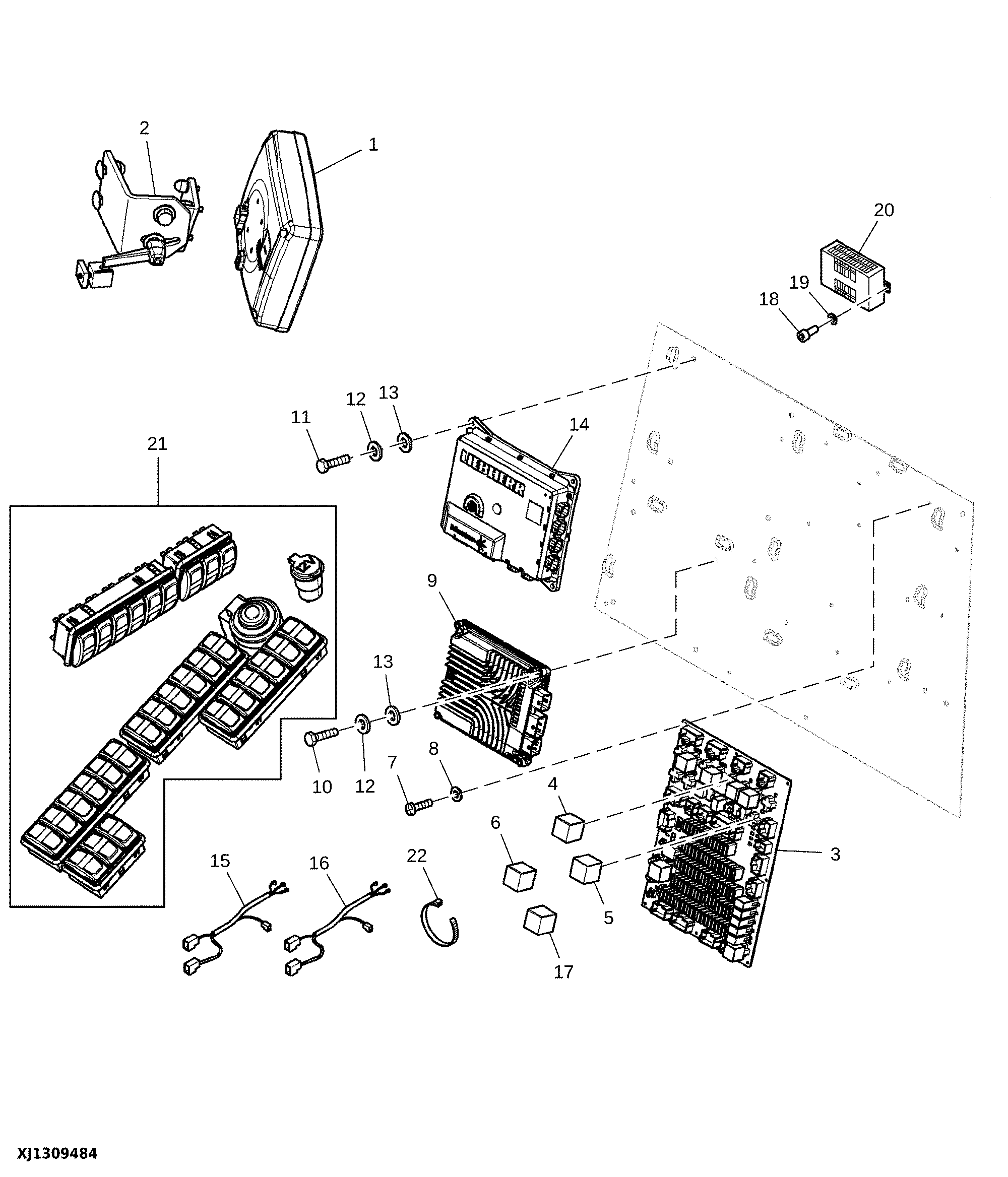 Relay Board and Chassis Control Unit (CCU) (063345 - )
