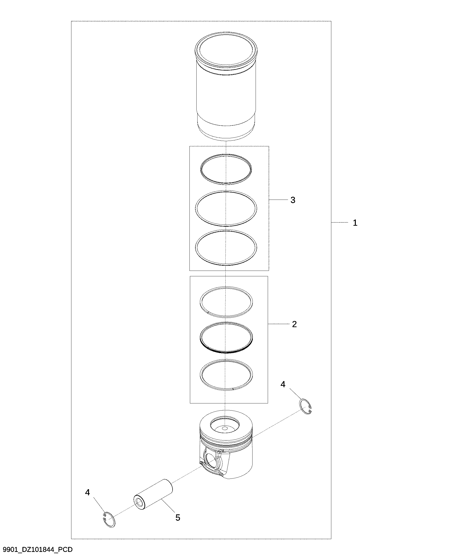 9901 Piston Liner Kit