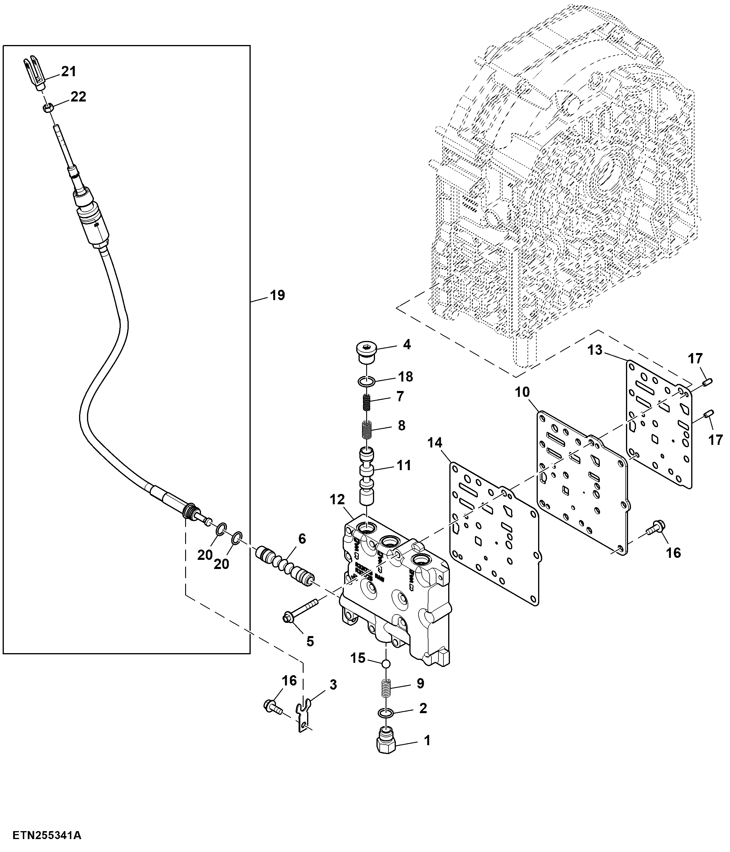 Housing, 4 - Speed Shifting W/ Mechanical Reverser Control (010000 - )