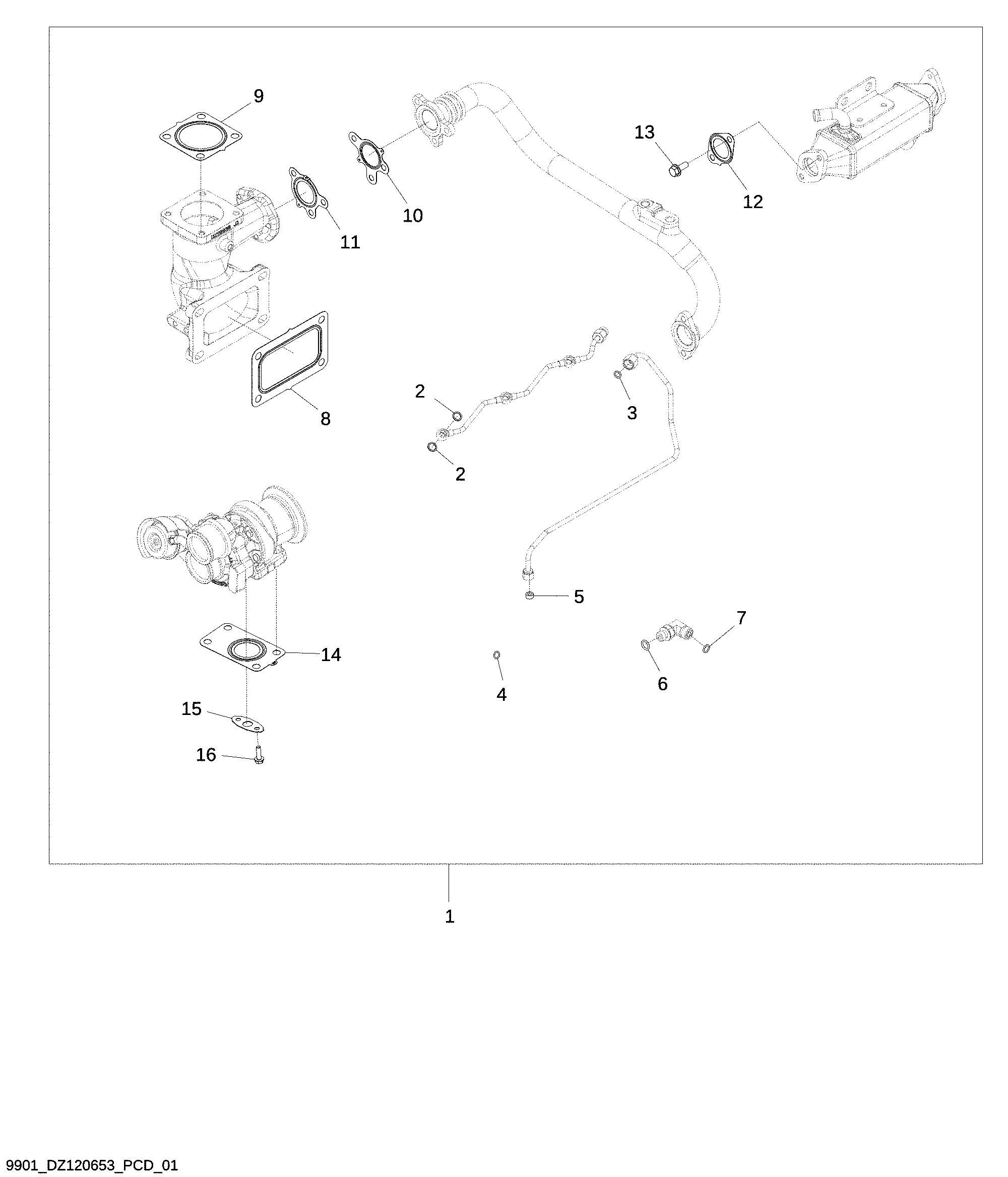 9901 Cylinder Head Removal Gasket Kit (2/2)