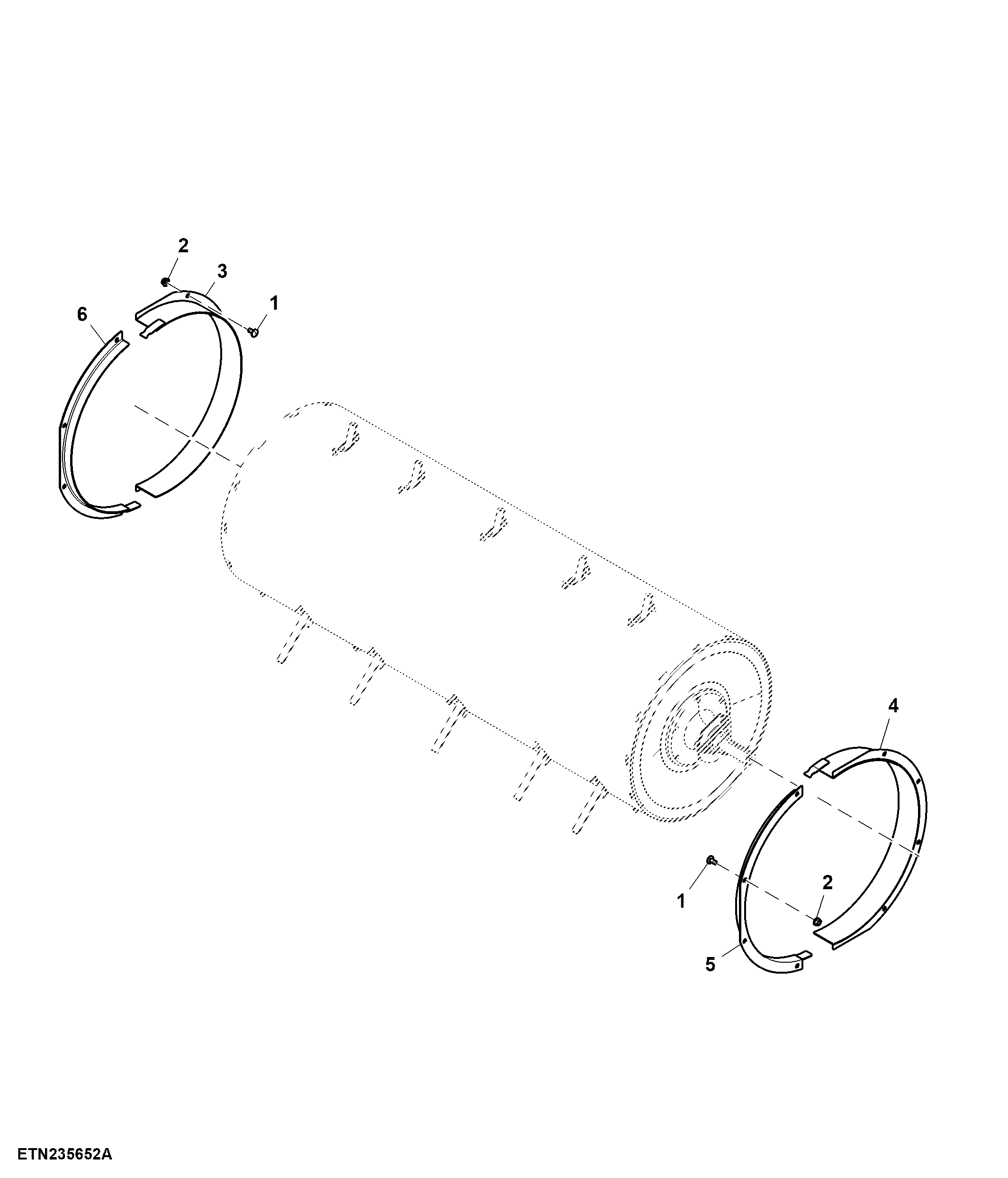 Walker Tine Separator Deflectors (Not for Chinese Mainland)