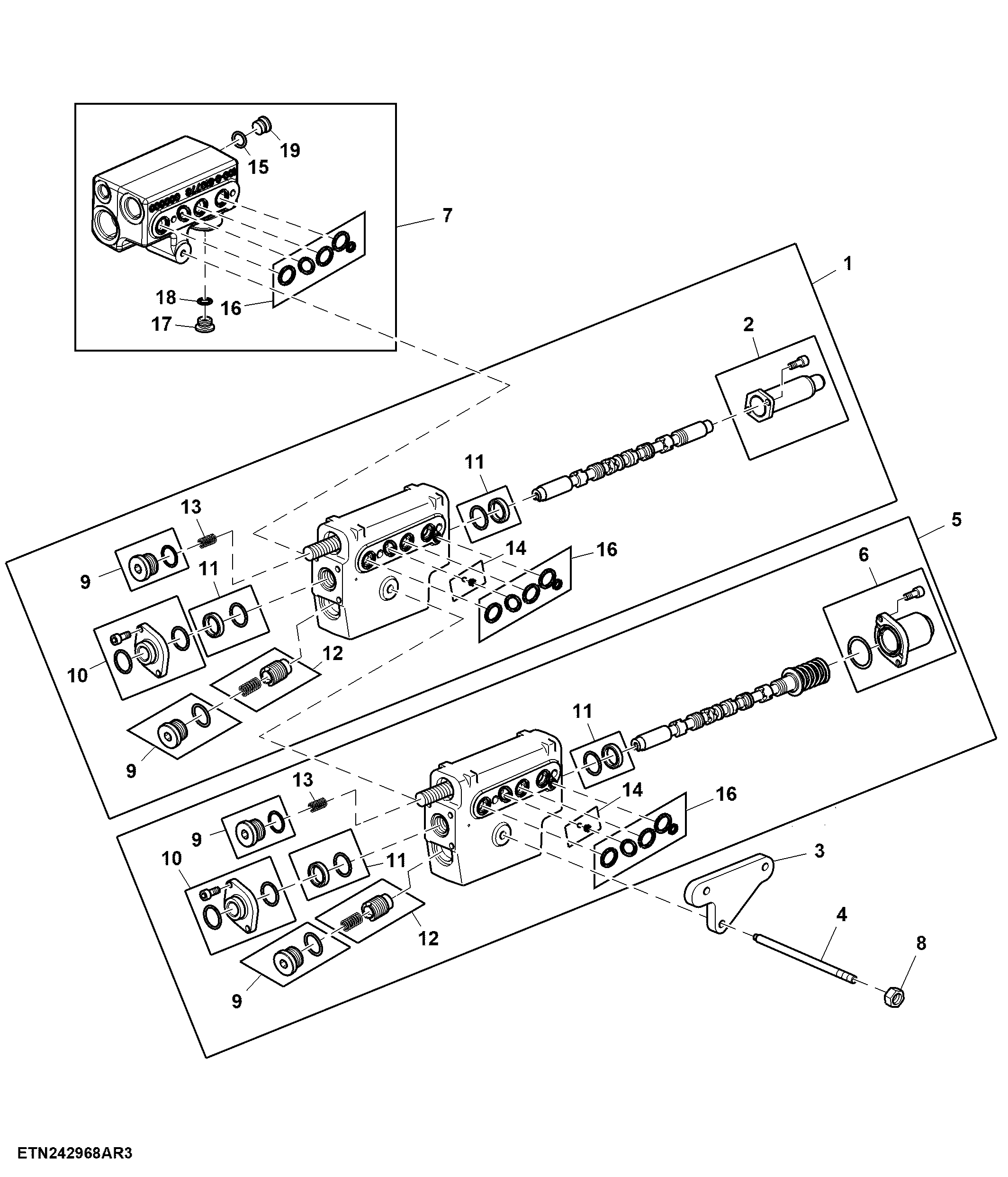 Mechanical Midstack SCV, W/ 2 Functions (010000 - )