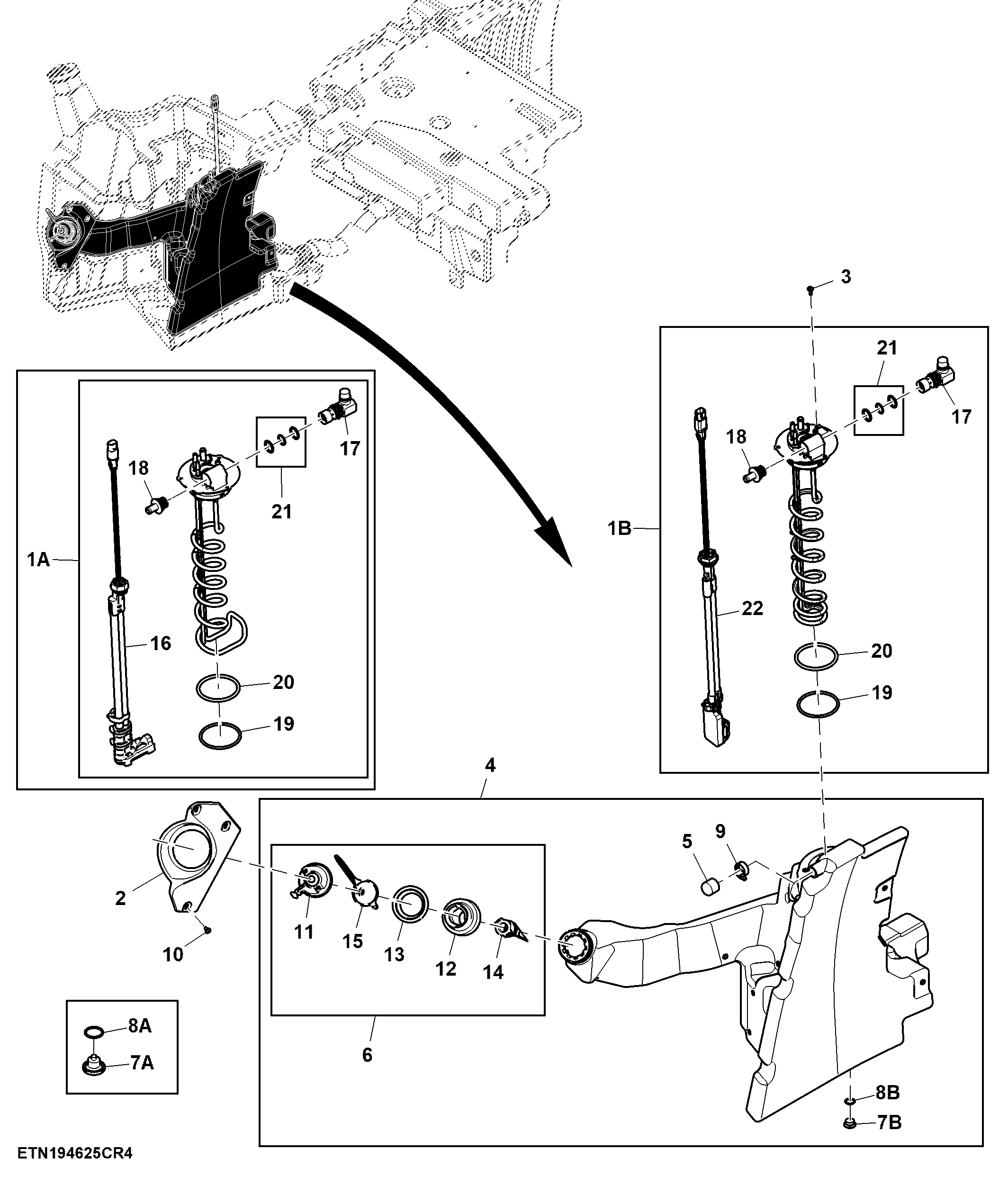 Tank, Diesel Exhaust Fluid, FT4/ Stage 5 Engine