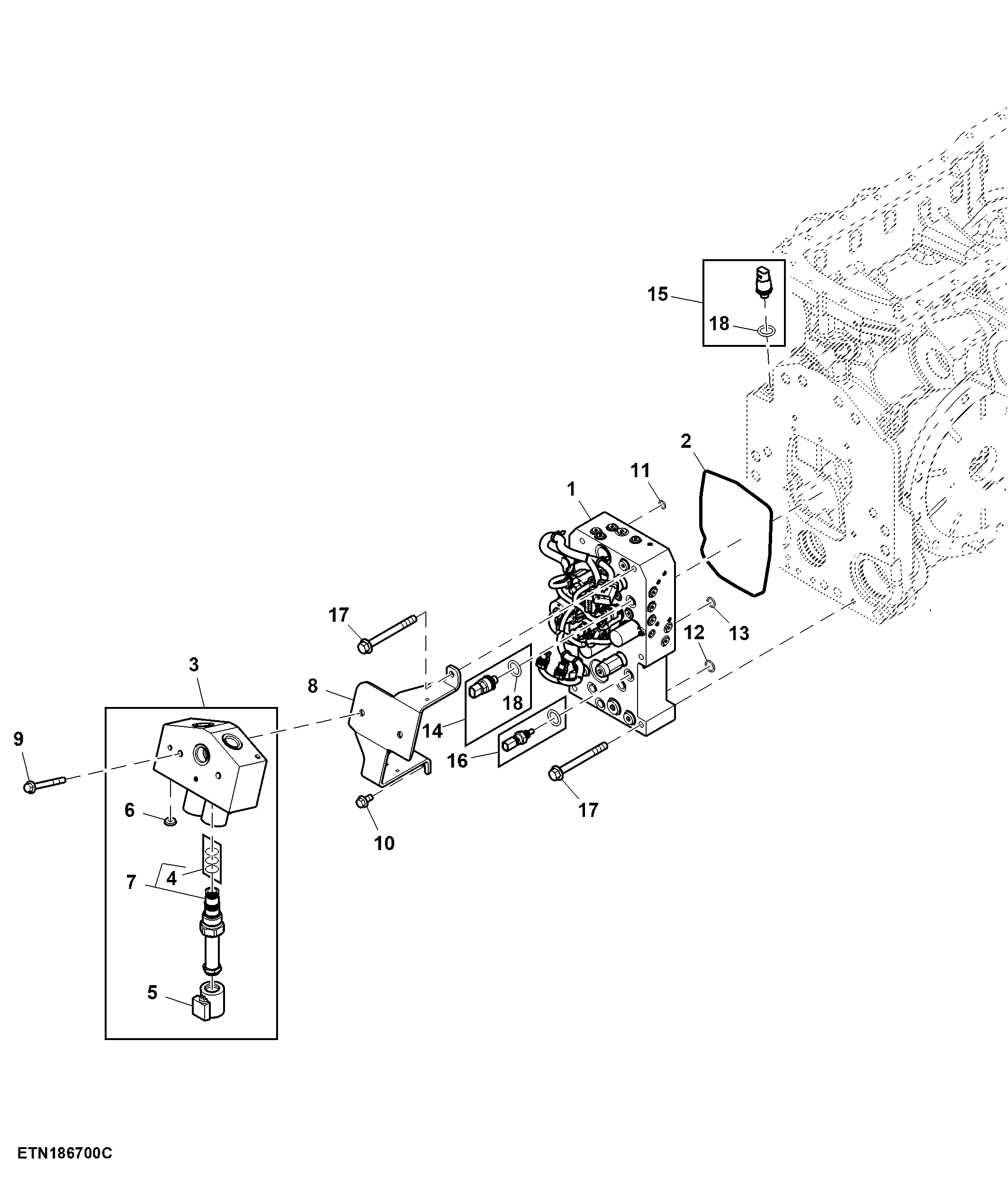 ILS™ Control Valves, W/ Front Brakes, W/ Front PTO