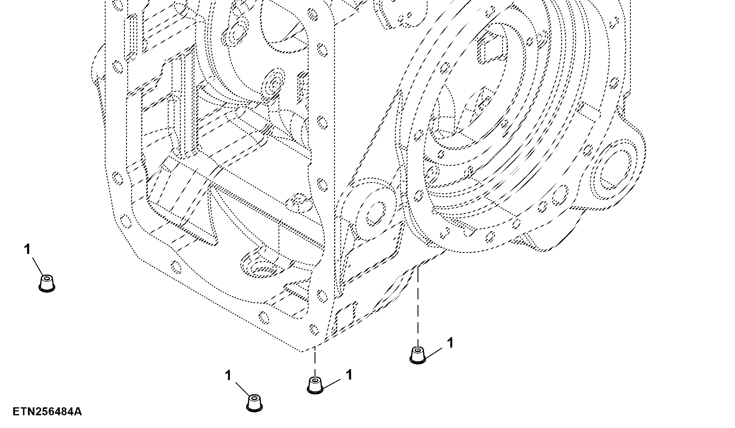 Plastic Plug For Differential - HSG (010000 - )