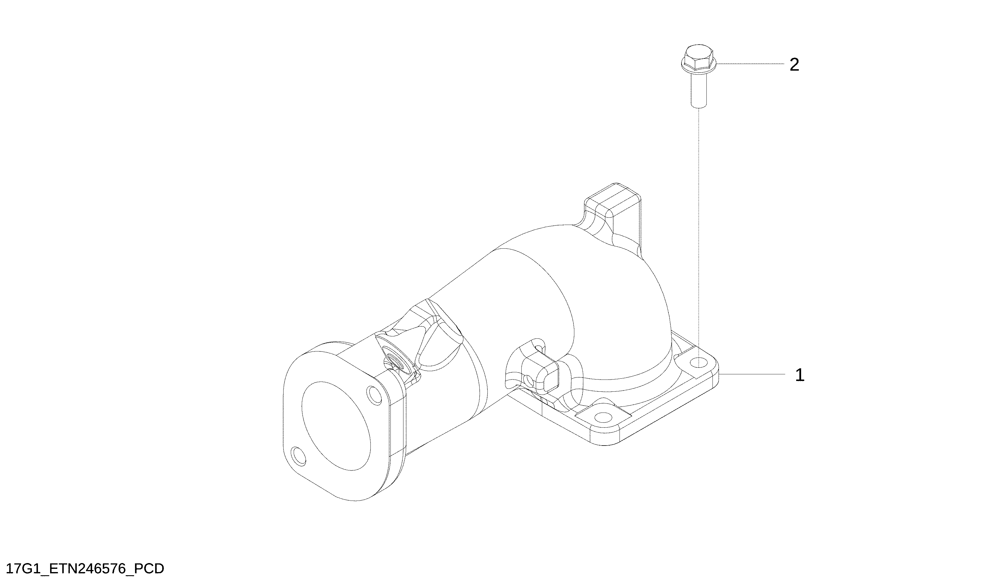 17G1 Air Intake Manifold