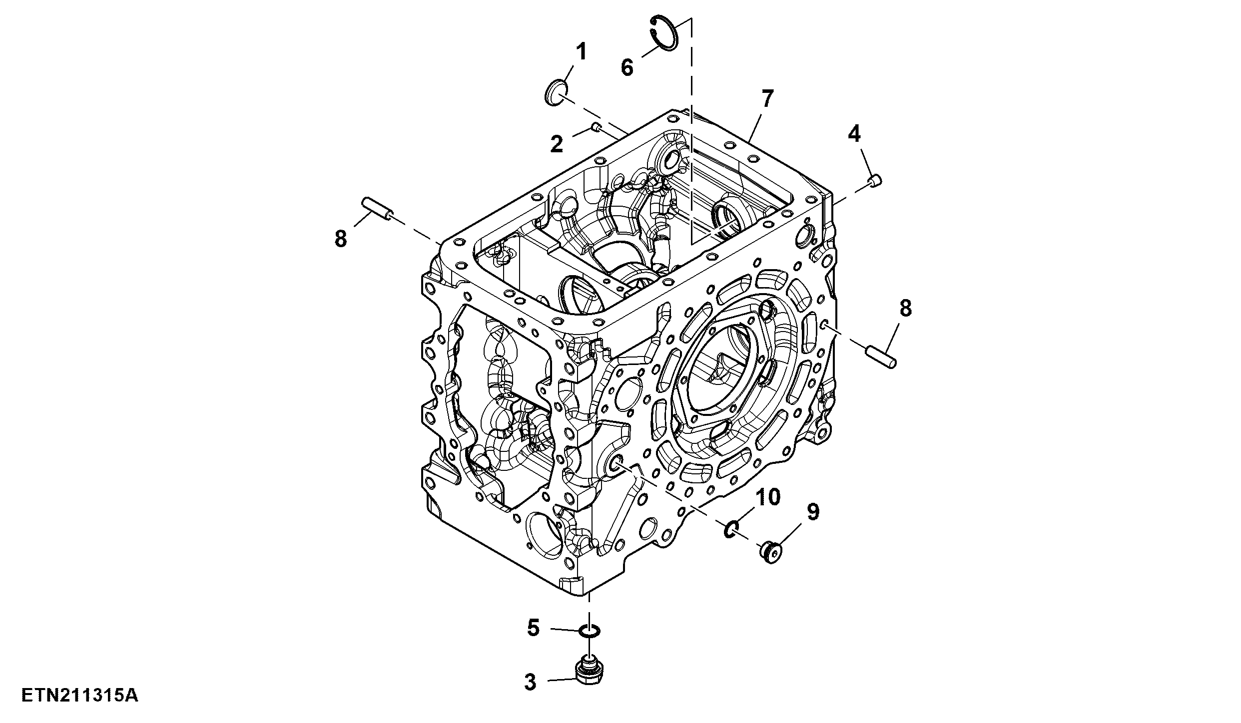 Differential Case, Electro-Hydraulic PTO, W/ PowrReverser™
