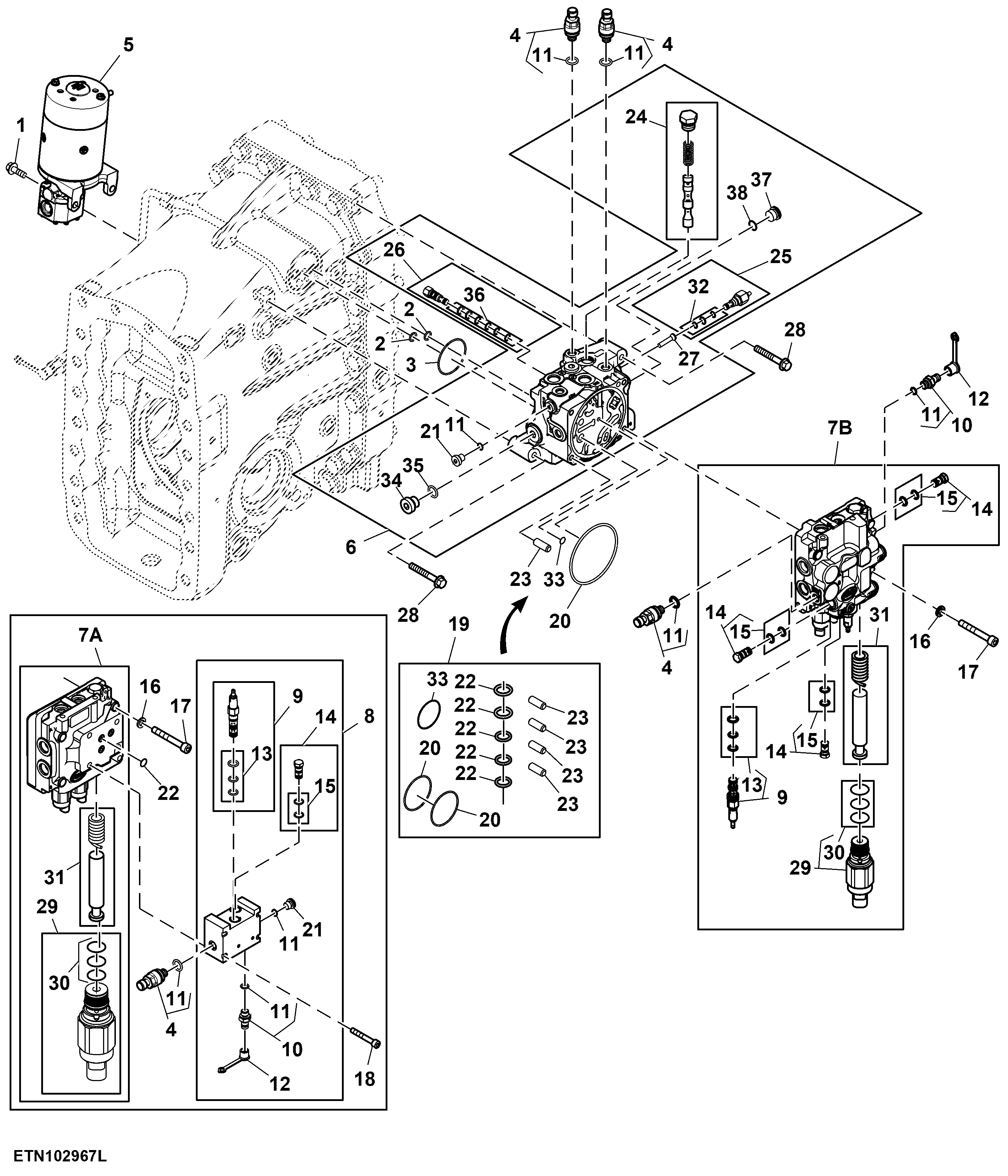 Control Valve, 1500 MFWD / ILS™, W/ AutoTrac™
