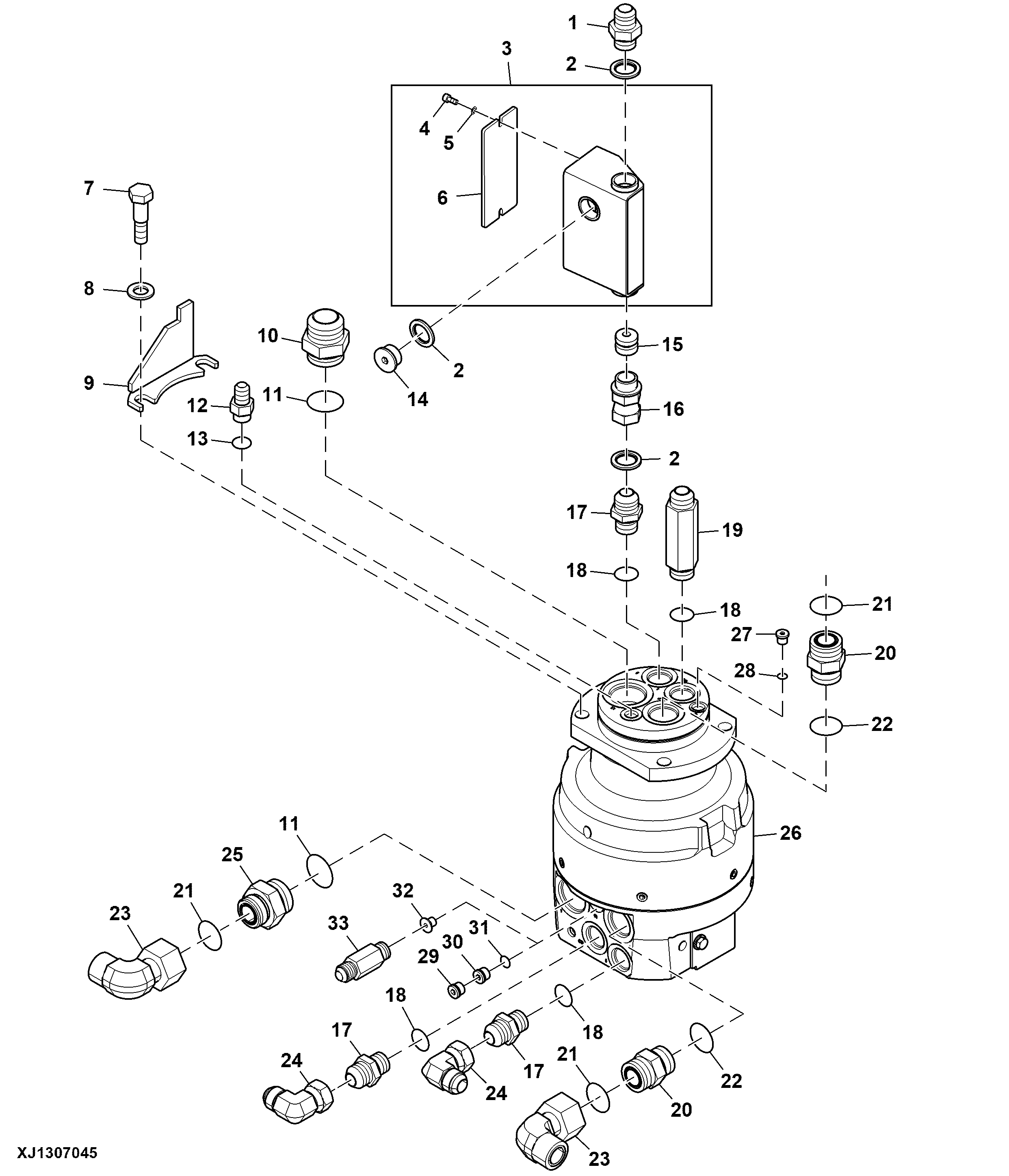Continuous Rotator Assembly, Loader Processor