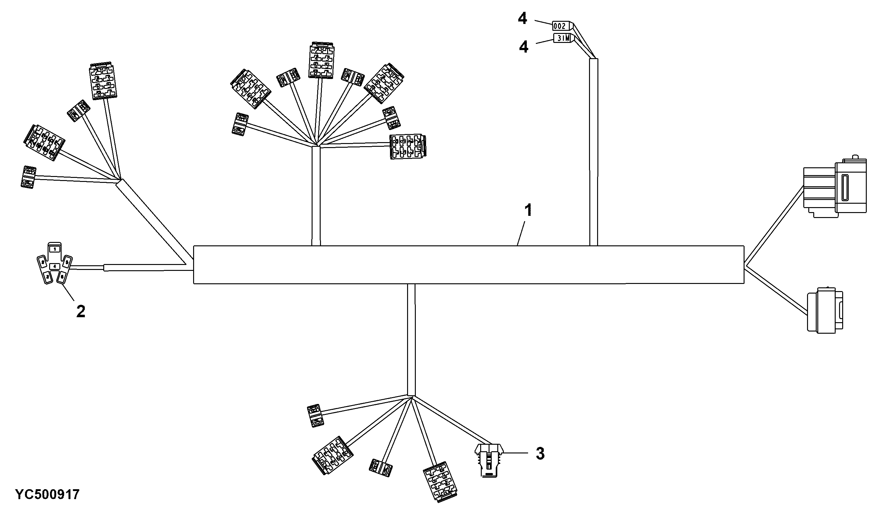 Housing, Switch, Wiring Harness for Stone Instrument