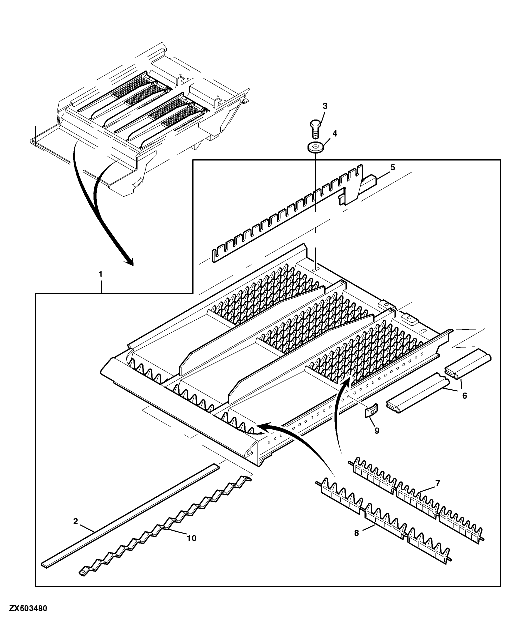 Cleaning Shoe, Pre-Cleaner, Electrically Adjustable