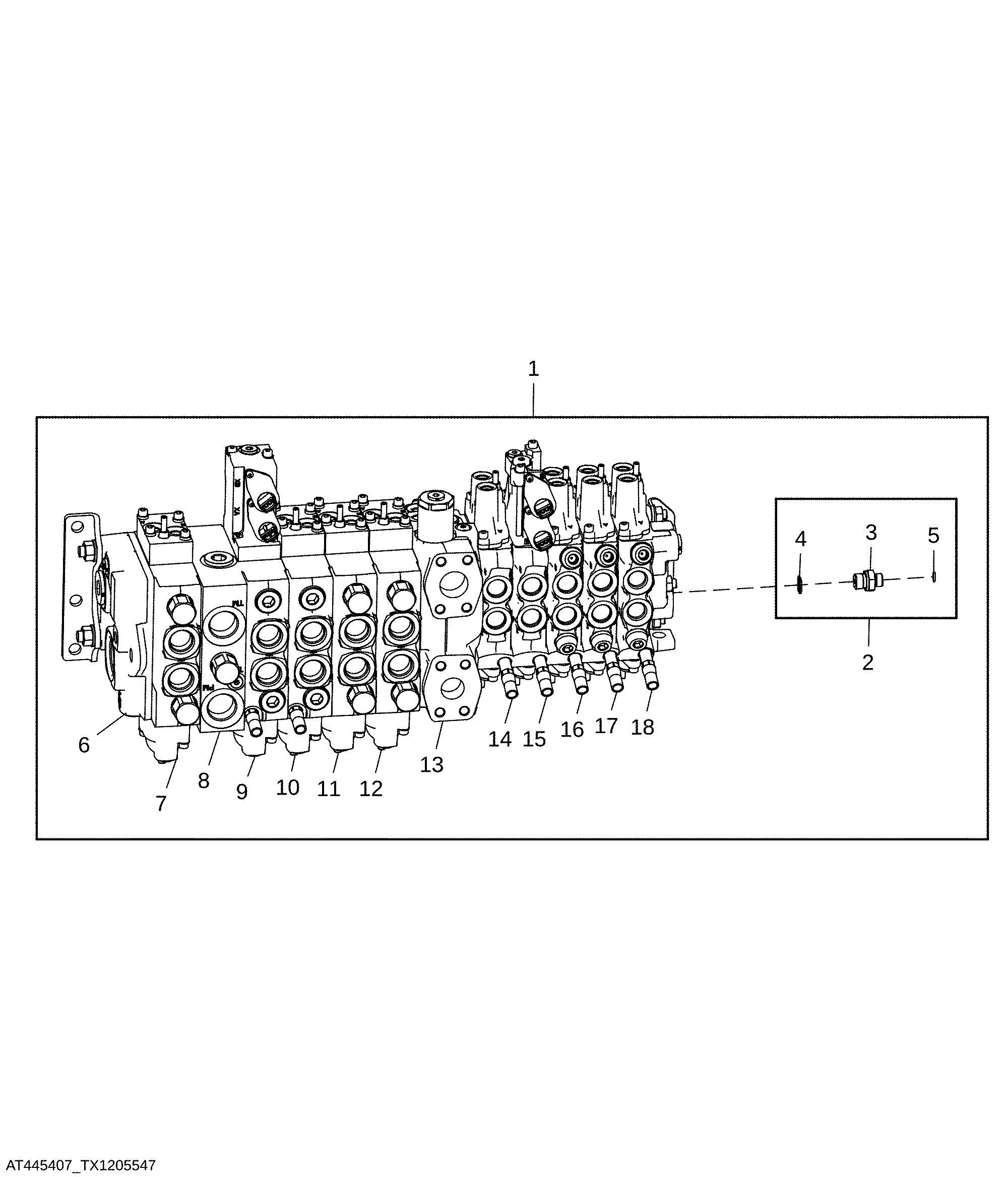 Main Control Valve, 10 Section, Mobile Hydraulics