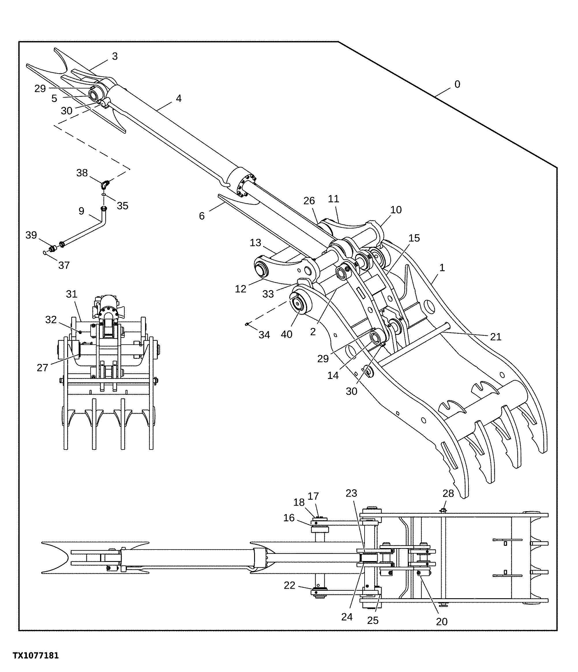 Progressive Hydraulic Thumb Kit (Kits Built 28 June 2010 -)