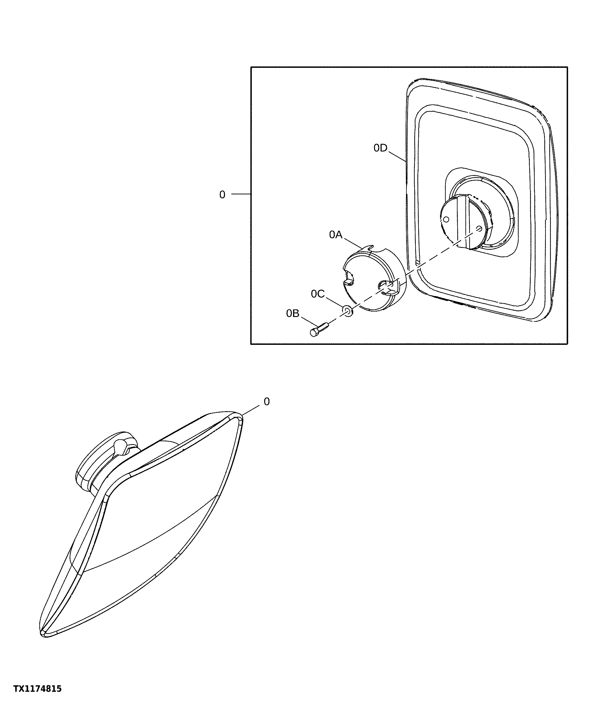 Rear View Mirror Components