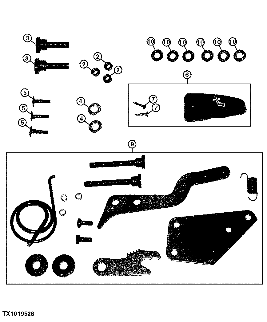 RECLINER KIT (DELUXE AND AIR SUSPENSION SEAT)