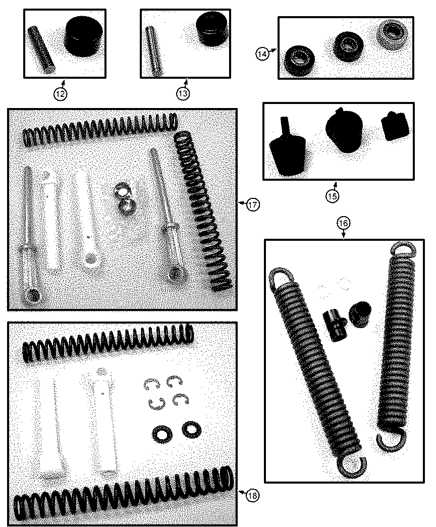 MECHANICAL SEAT SUSPENSION SPRING KITS (DELUXE)