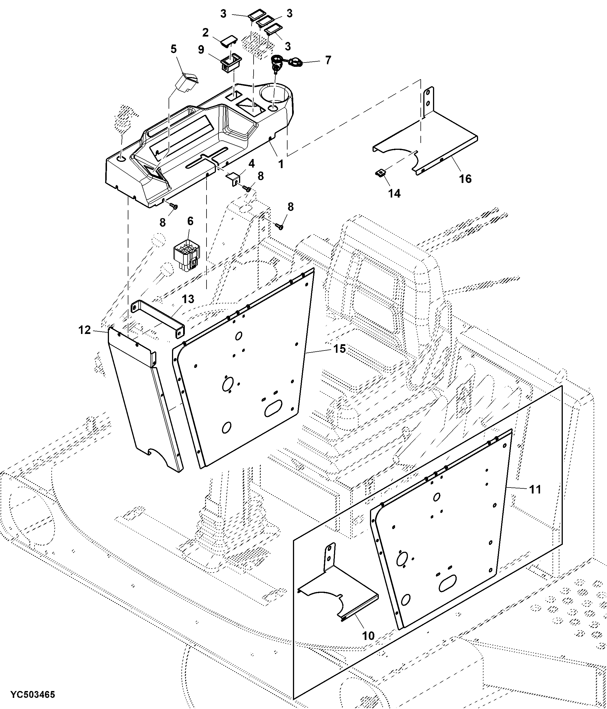 Dashboard Panel, Stone Instrument and Hydro Drive