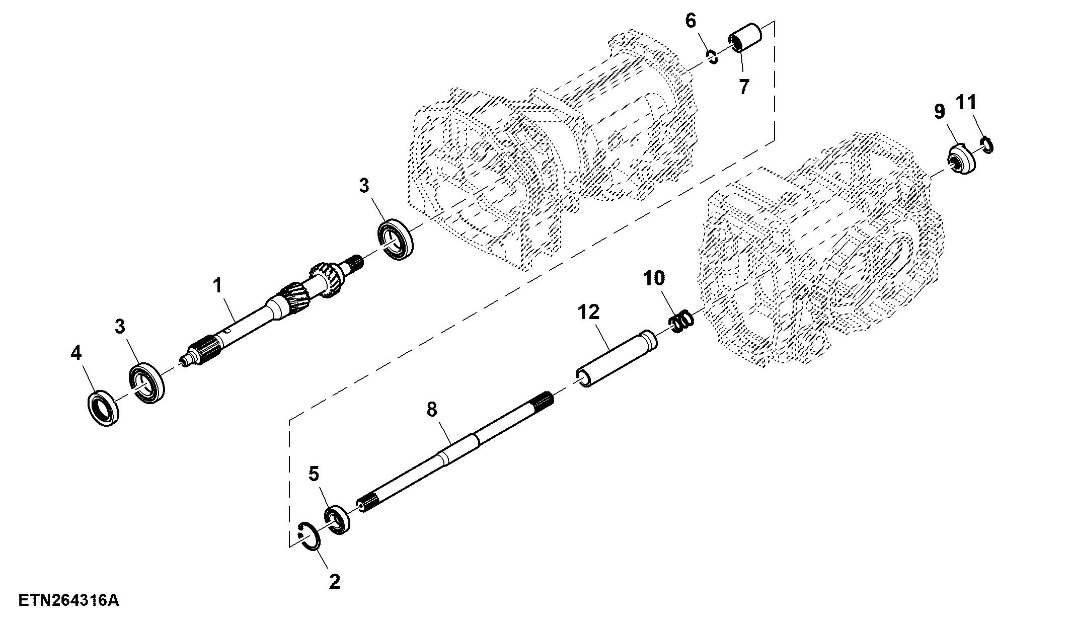 Drive Shaft, Forward and Reverse (006915 - )