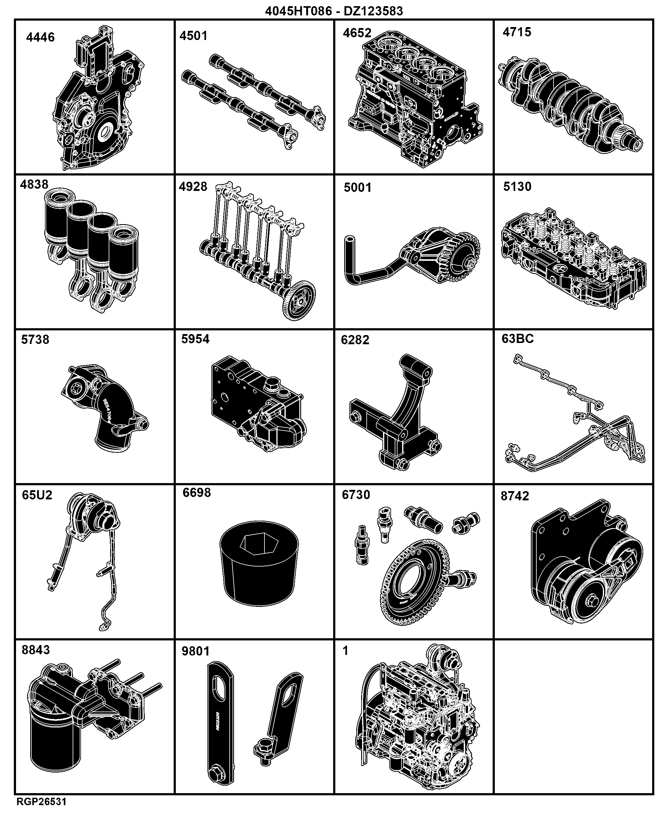 04B Engine 4045HT086-DZ123583-ETN262028