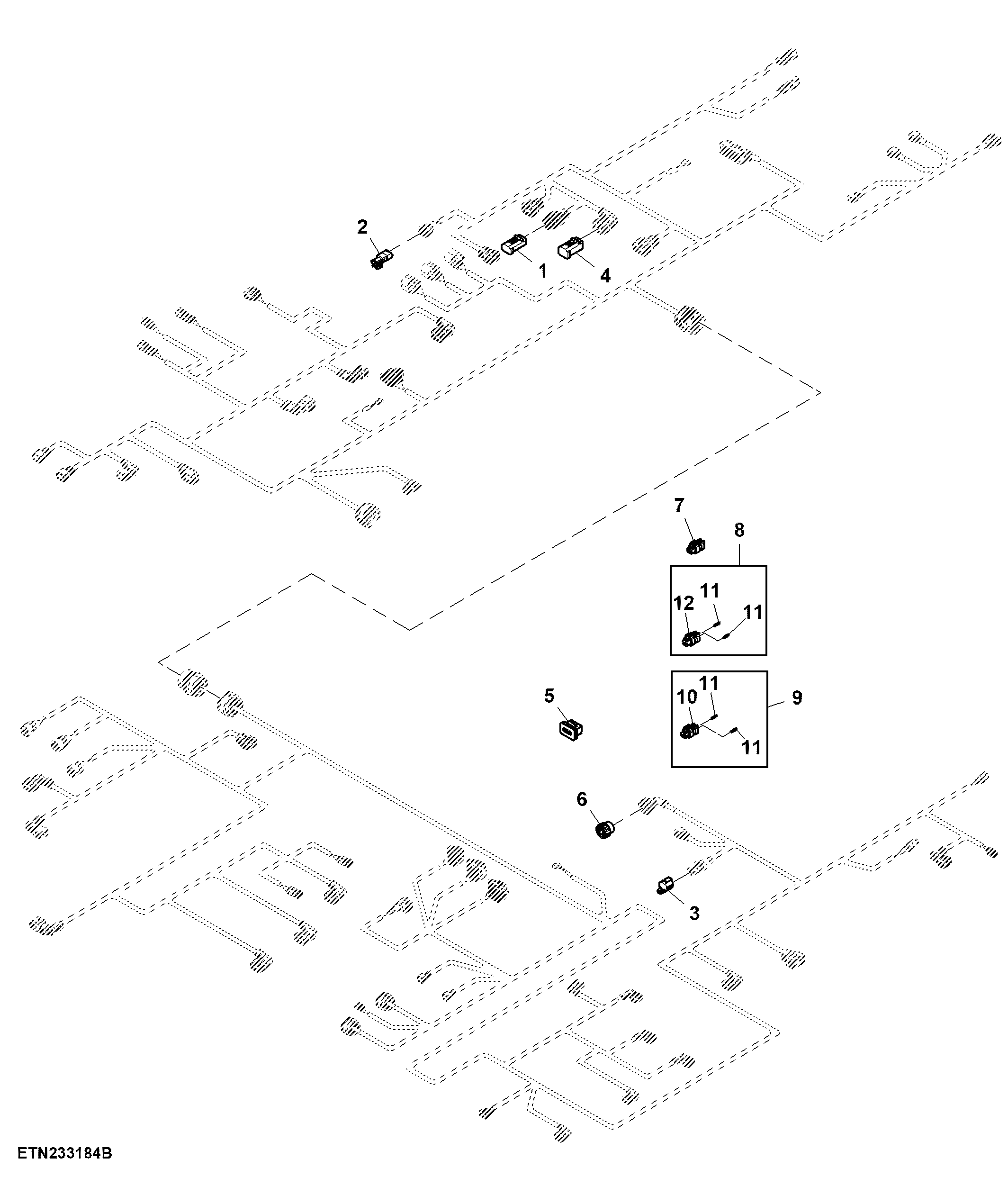 Connector Caps and Accessory, Engine Wiring Harness