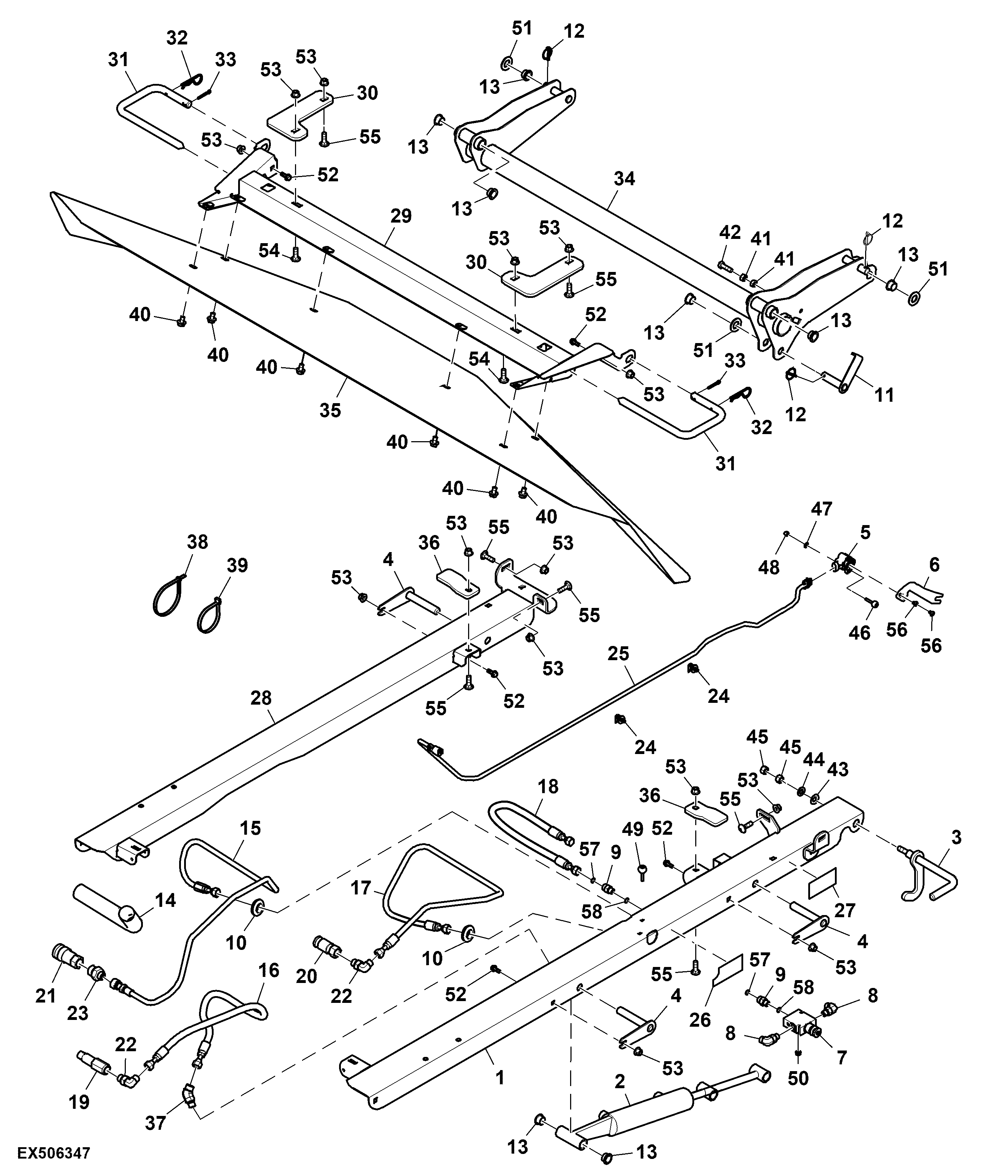 Swath Compressor Hydraulics and Supports Attachment 2/3
