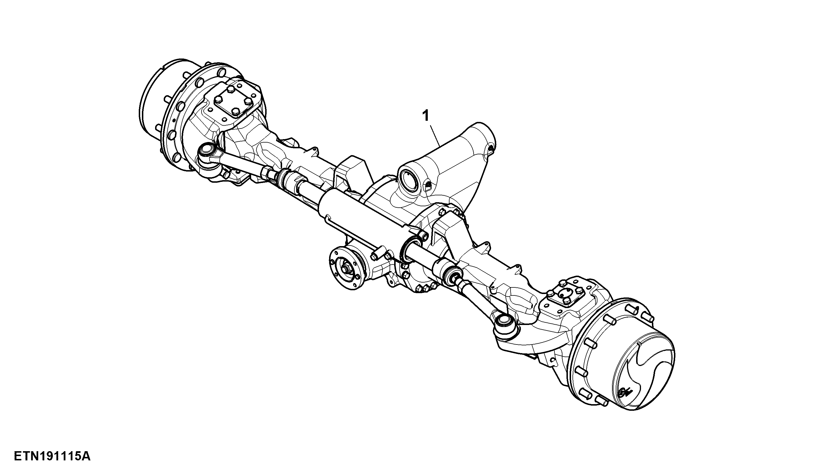 MFWD Axle, W/O TLS™