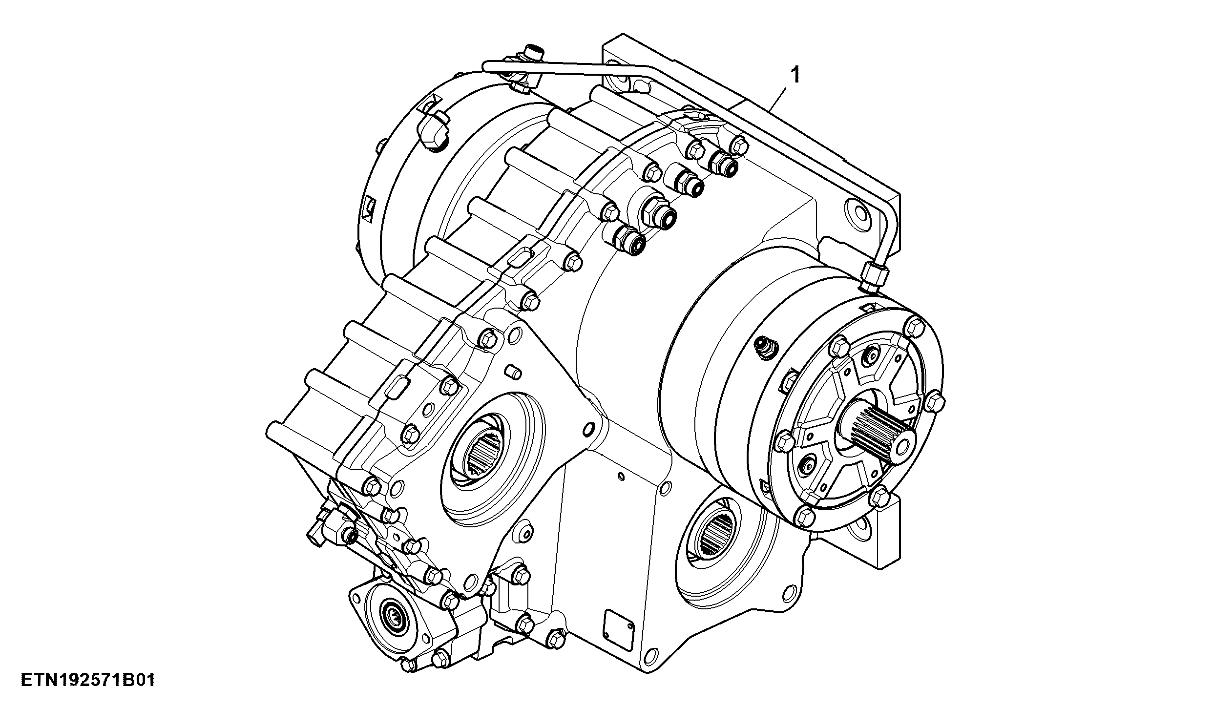 Transmission Case, Multi Motor Transmission