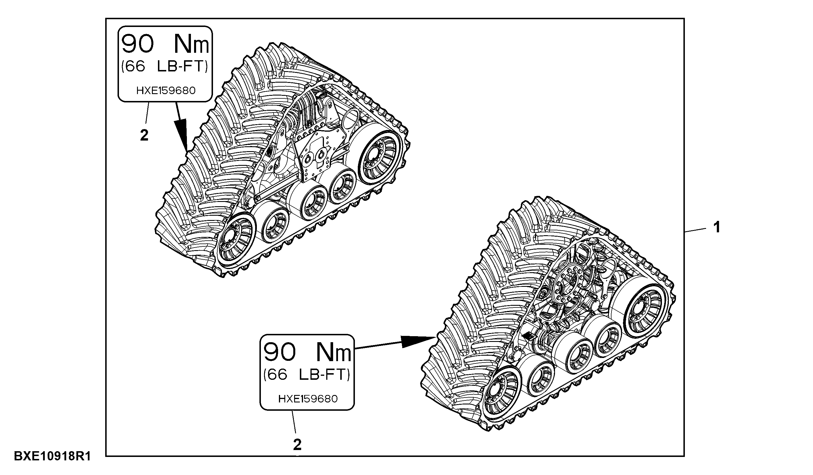Attachment, Harvester Track 30 in.