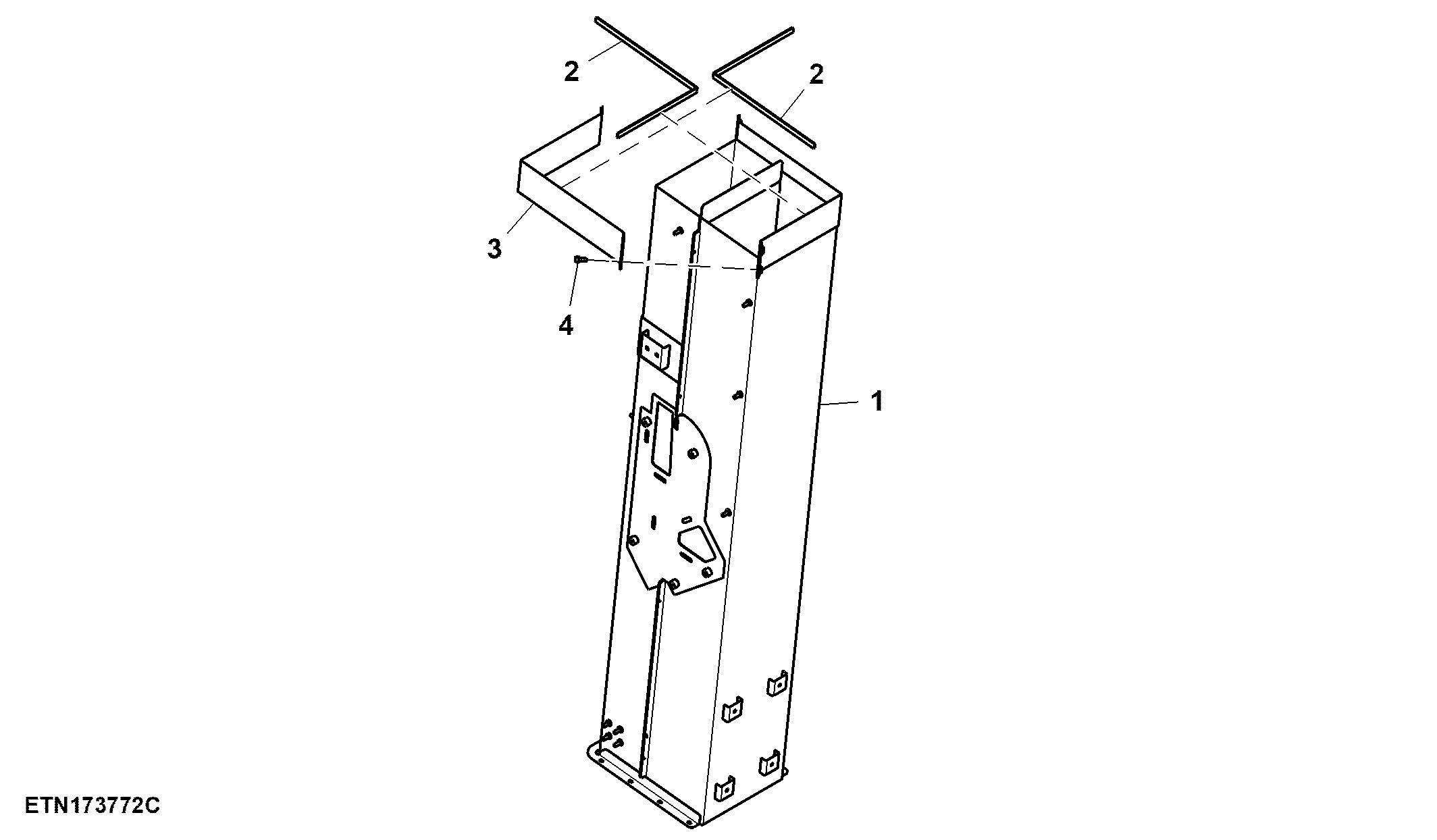 Clean Grain Elevator Housing, Extended Wear