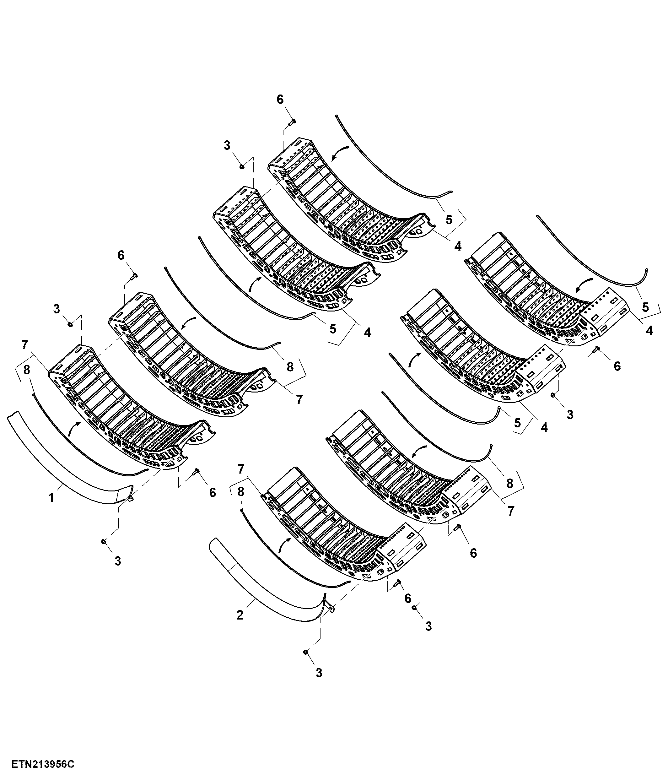 Concave, Small and Large Wire, Regular wear
