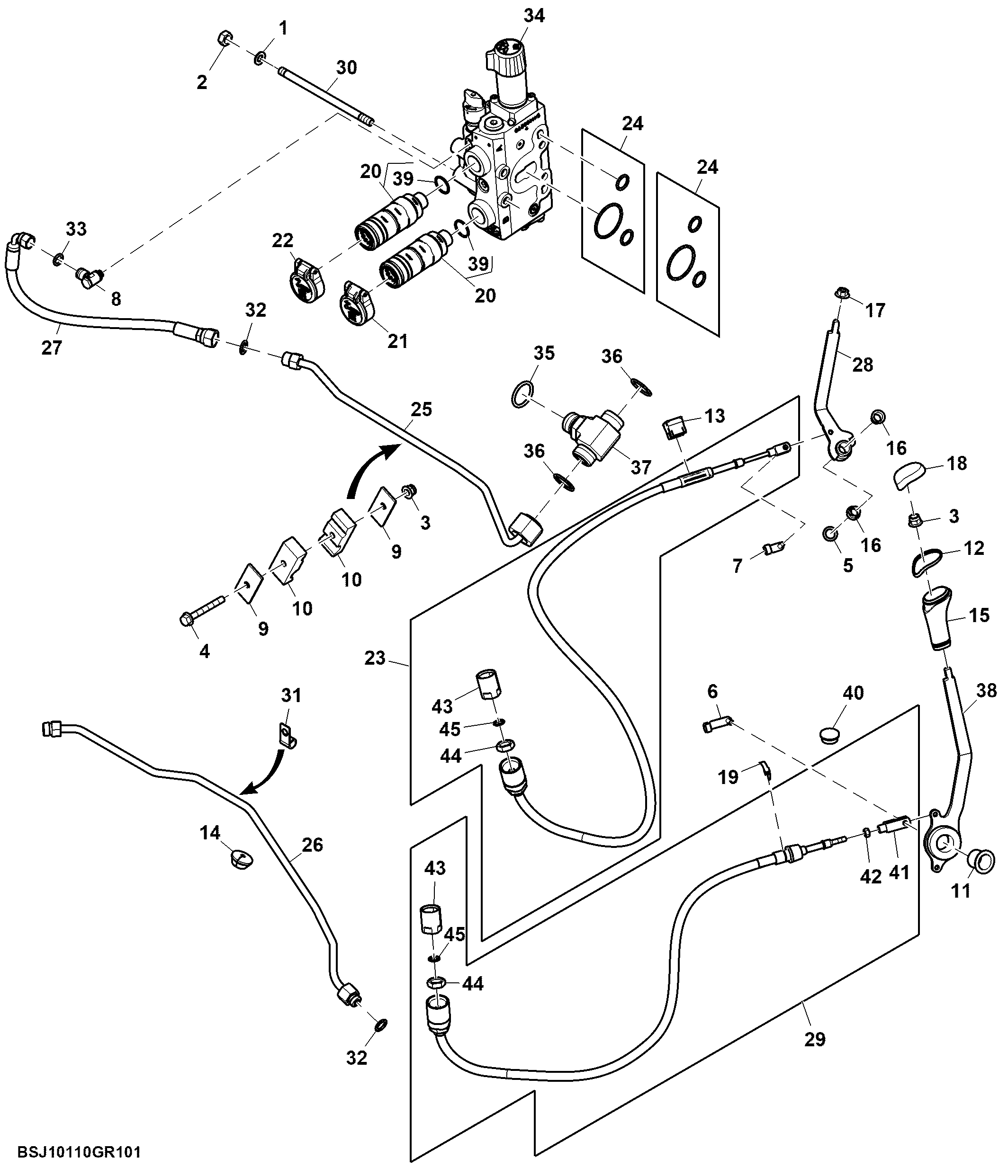 Selective Control Valve, Dual to Triple Rear SCV