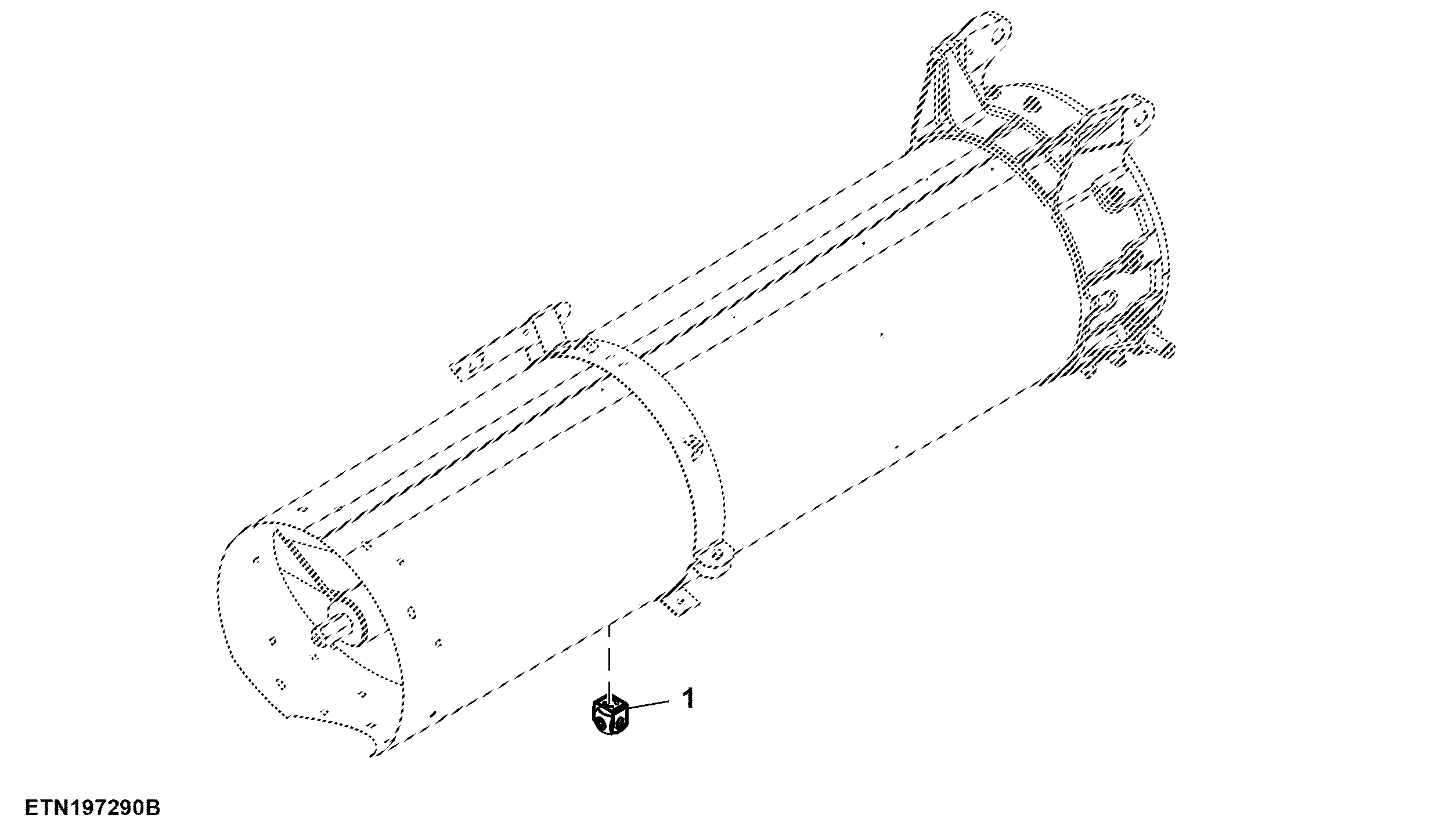 Television Camera, Unloading Auger Housing