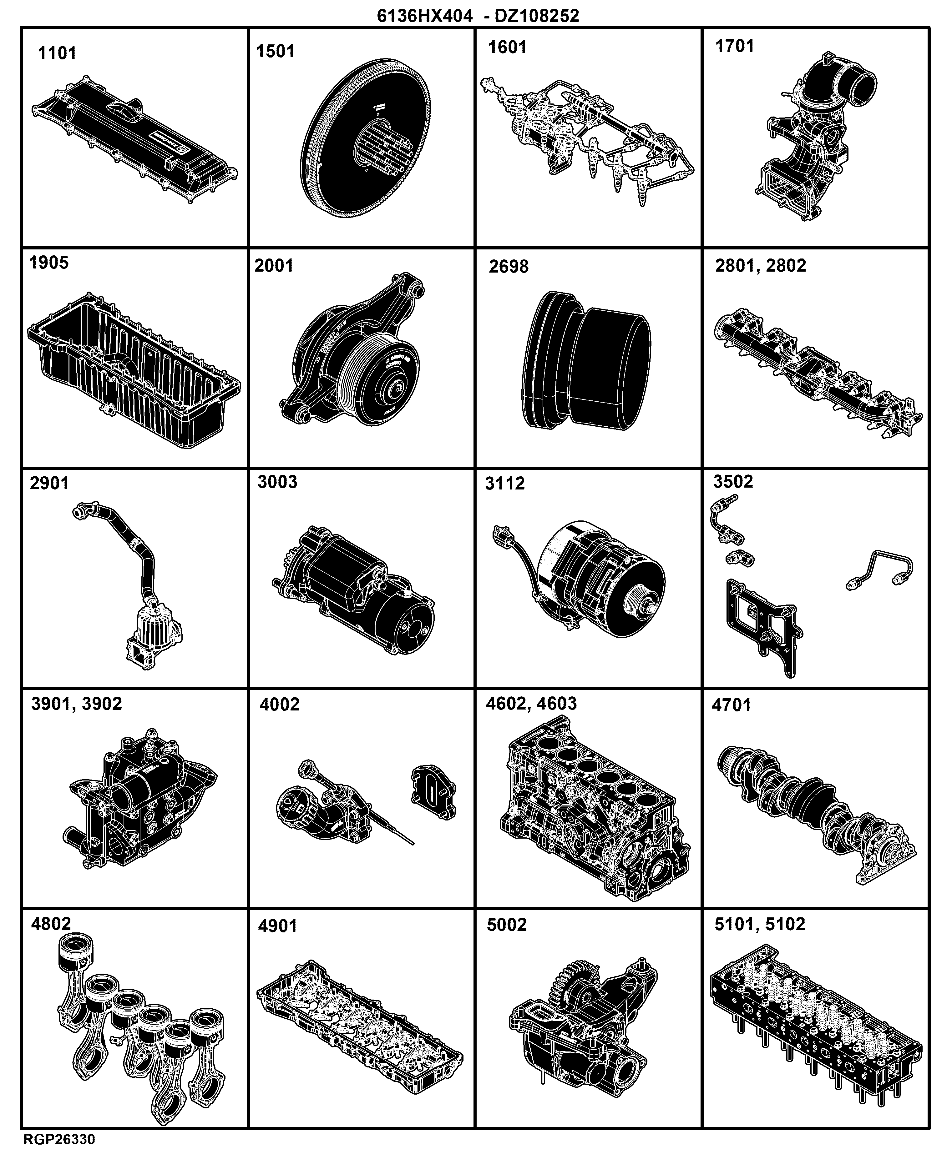 E3 Engine 6136HX404-DZ108252