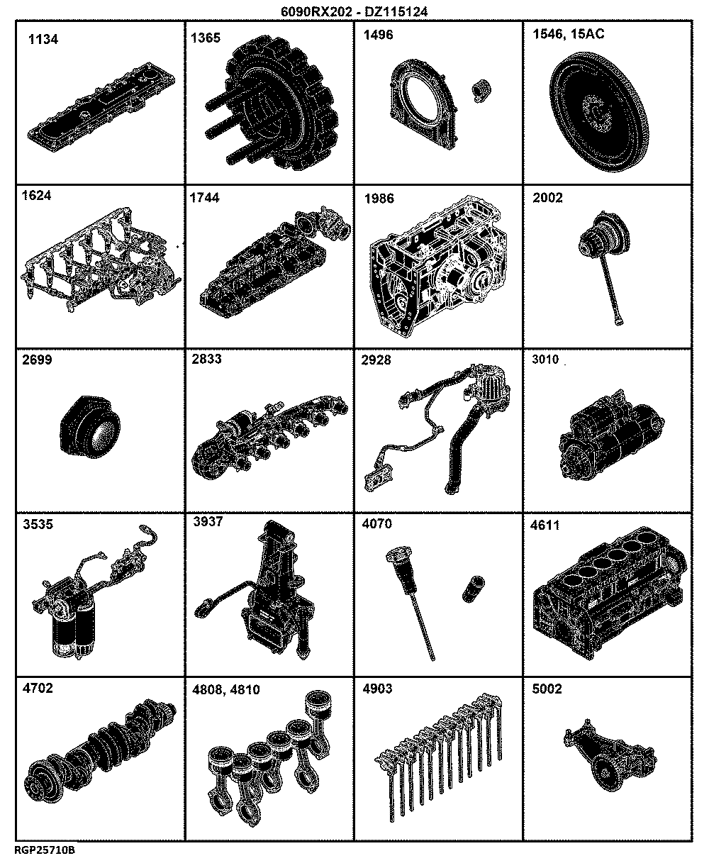 E15 Engine 6090RX202-DZ115124-ETN220193