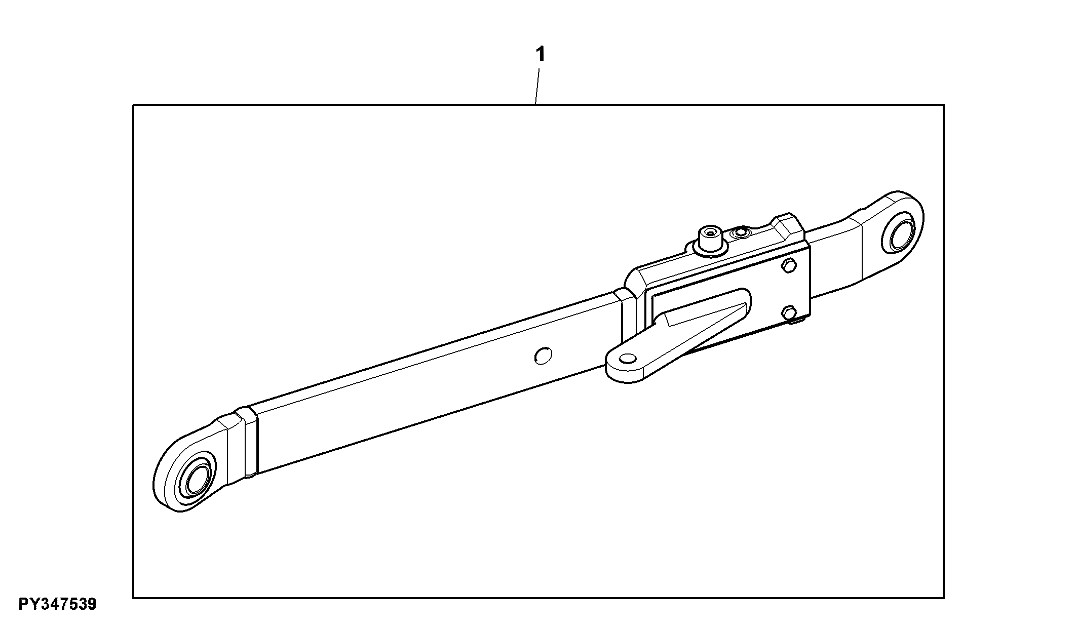 Attachment, Telescopic Draft Link, LH