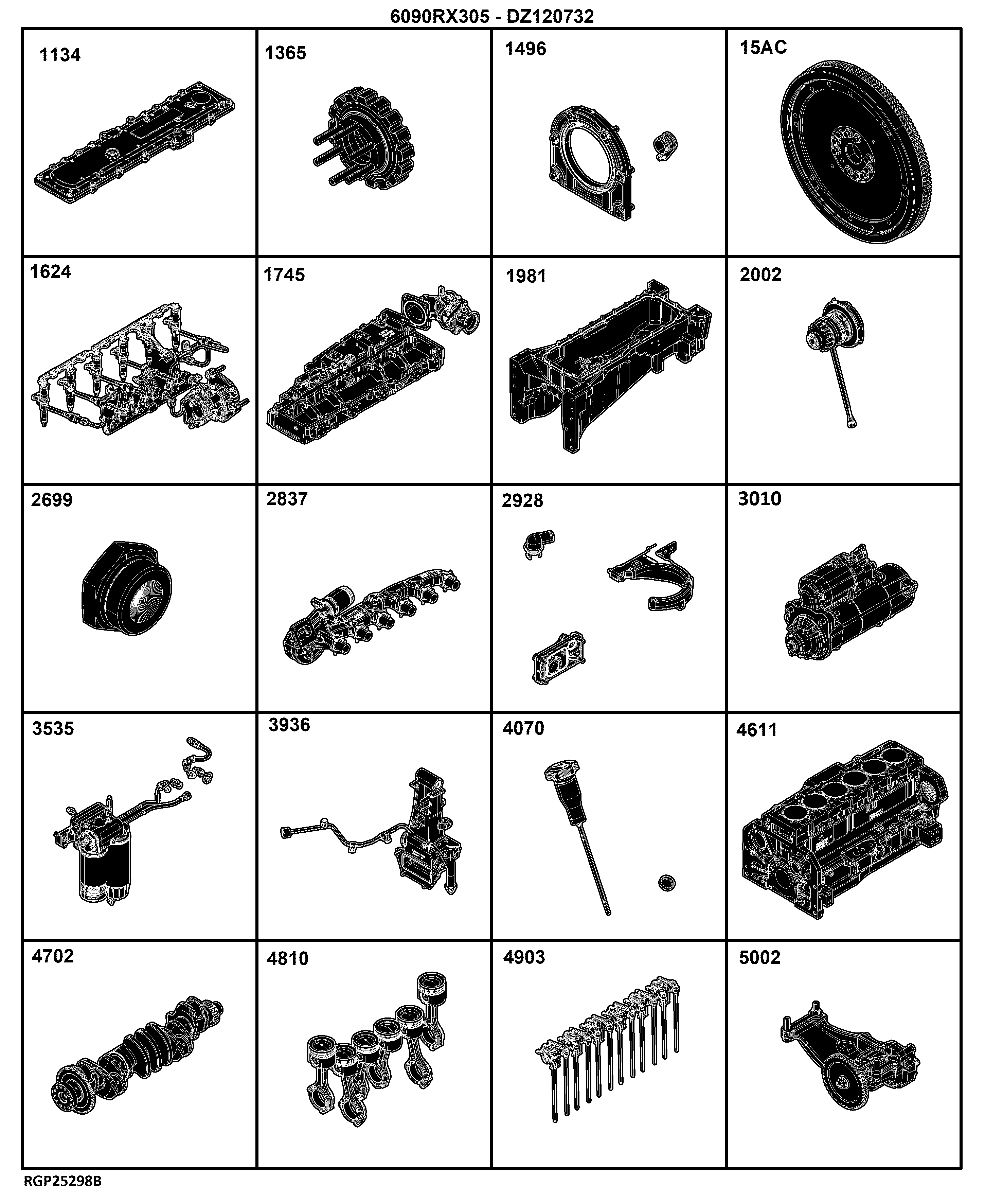 E1 Engine 6090RX305-DZ120732-ETN220206