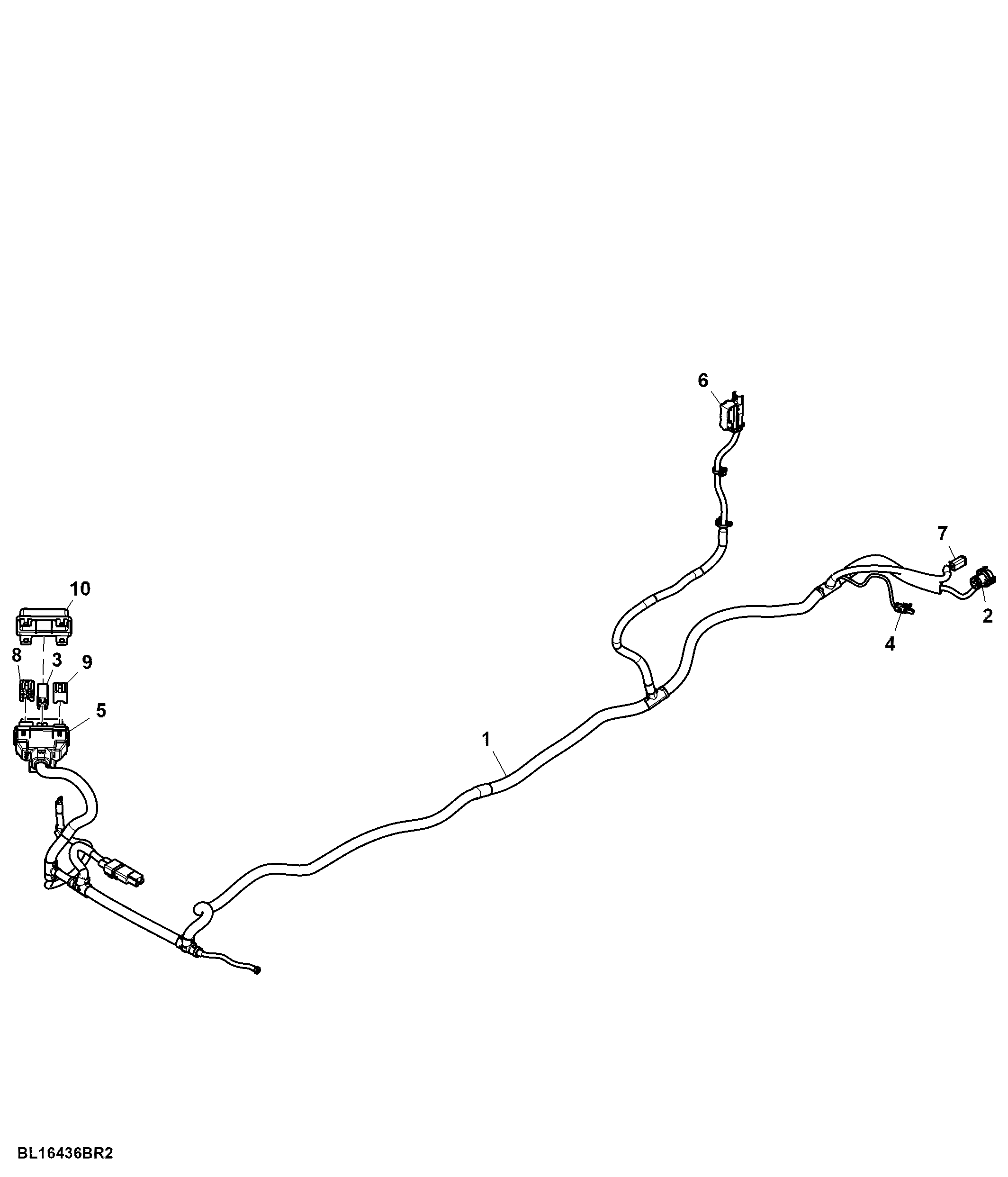 Wiring Harness, GreenStar™ / AutoTrac™ / Steering Control Unit, Attachment (4/5)