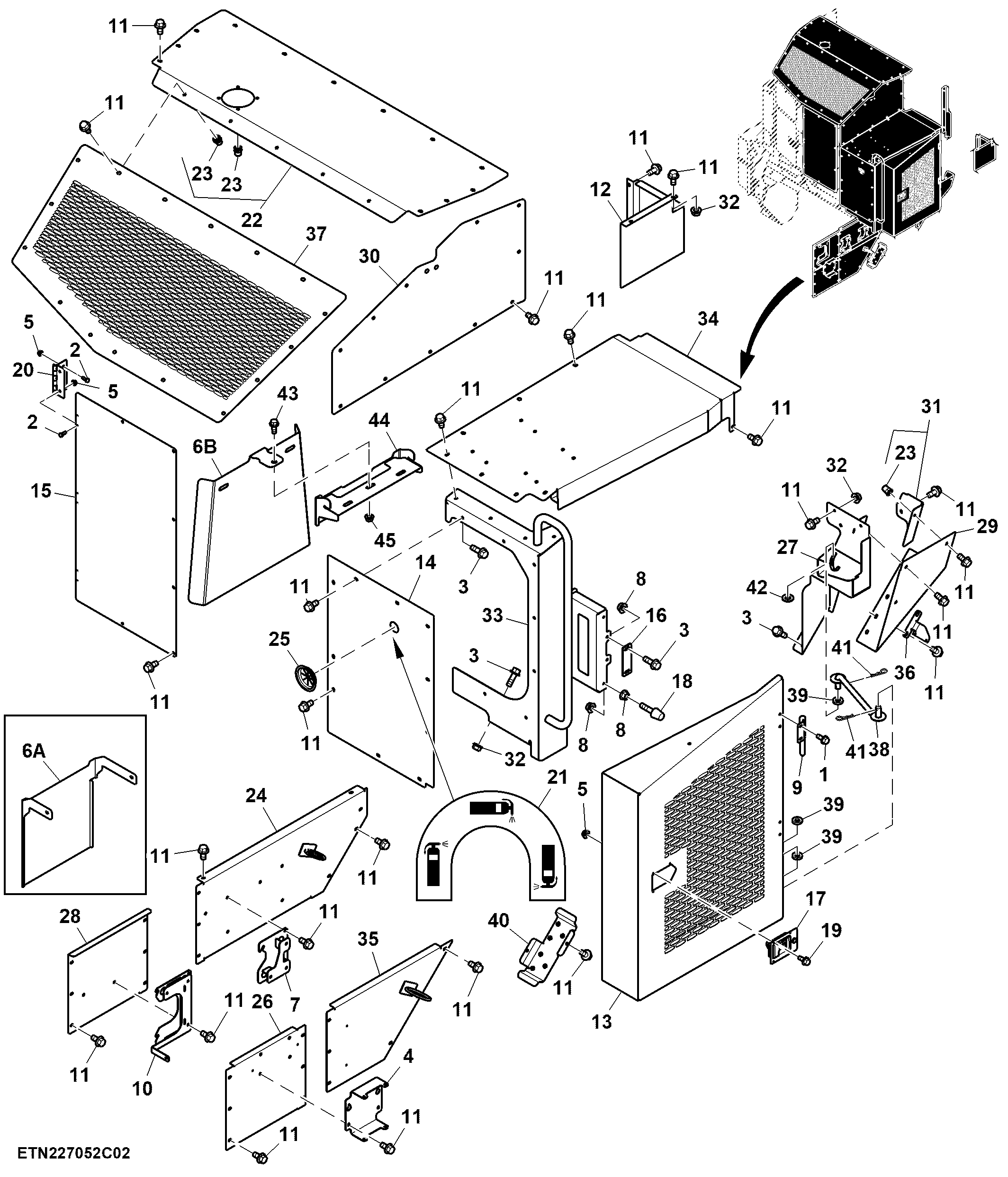 Shields, Supports and Side Panels, FT4 (2/2)