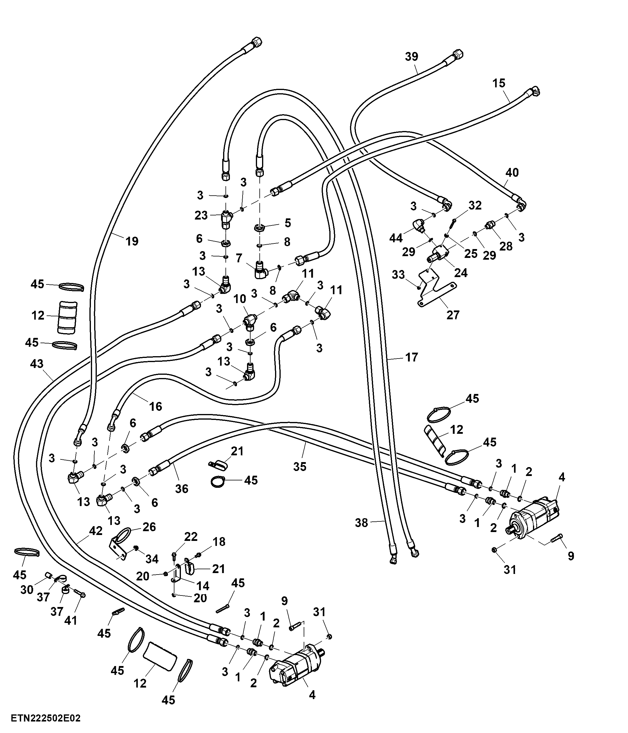 Front Feed Roller Motors and Lines (2 of 2)