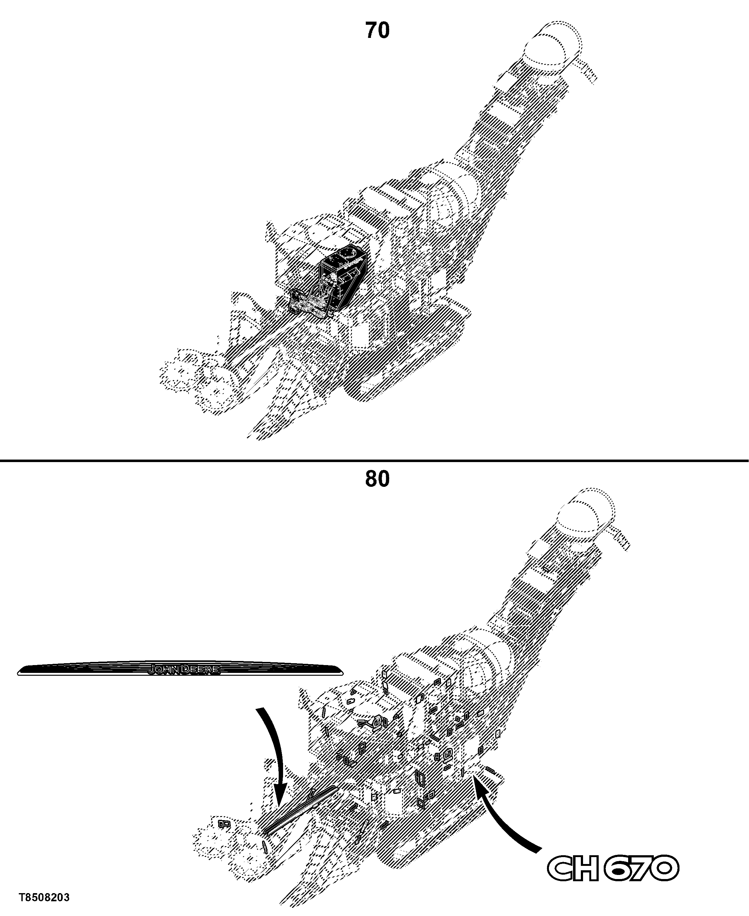 CH670 (Track) Sugarcane Harvester (PIN: 1T8C670XXXX210001- )