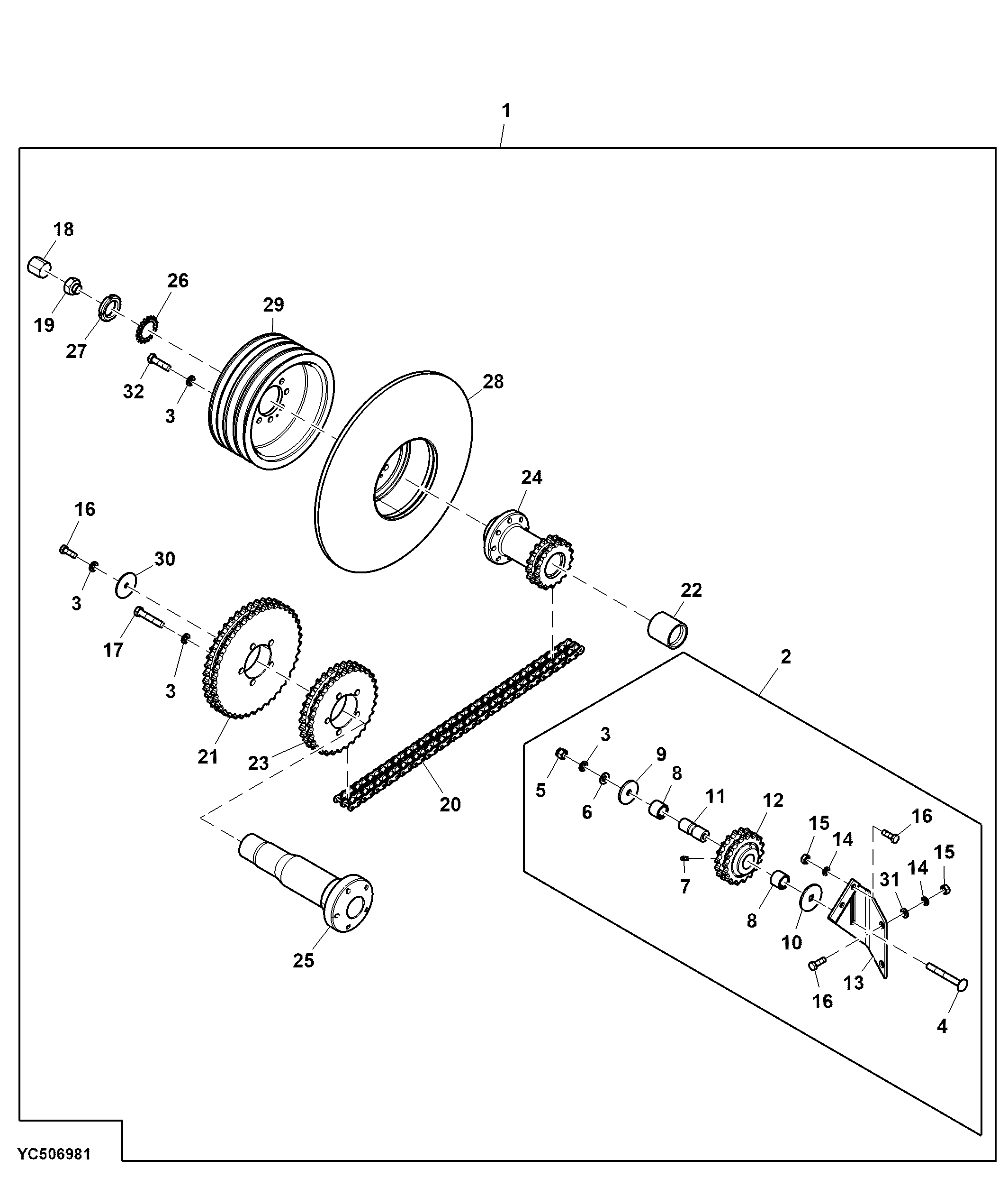 Roller Chain Drive, Attachment, (For China)