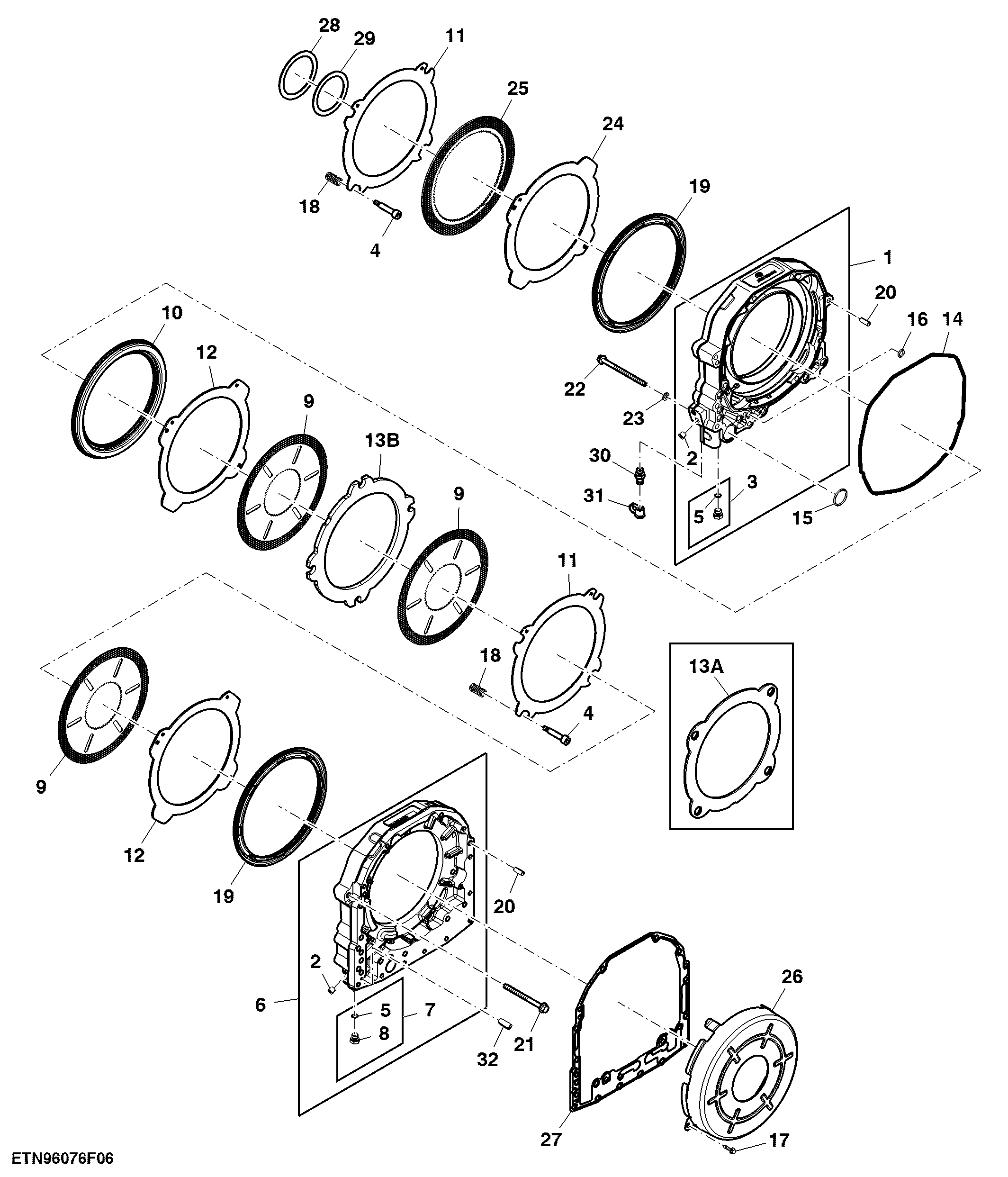 Planetary Brake, PowrQuad™, W/ Mechanical Reverser Control