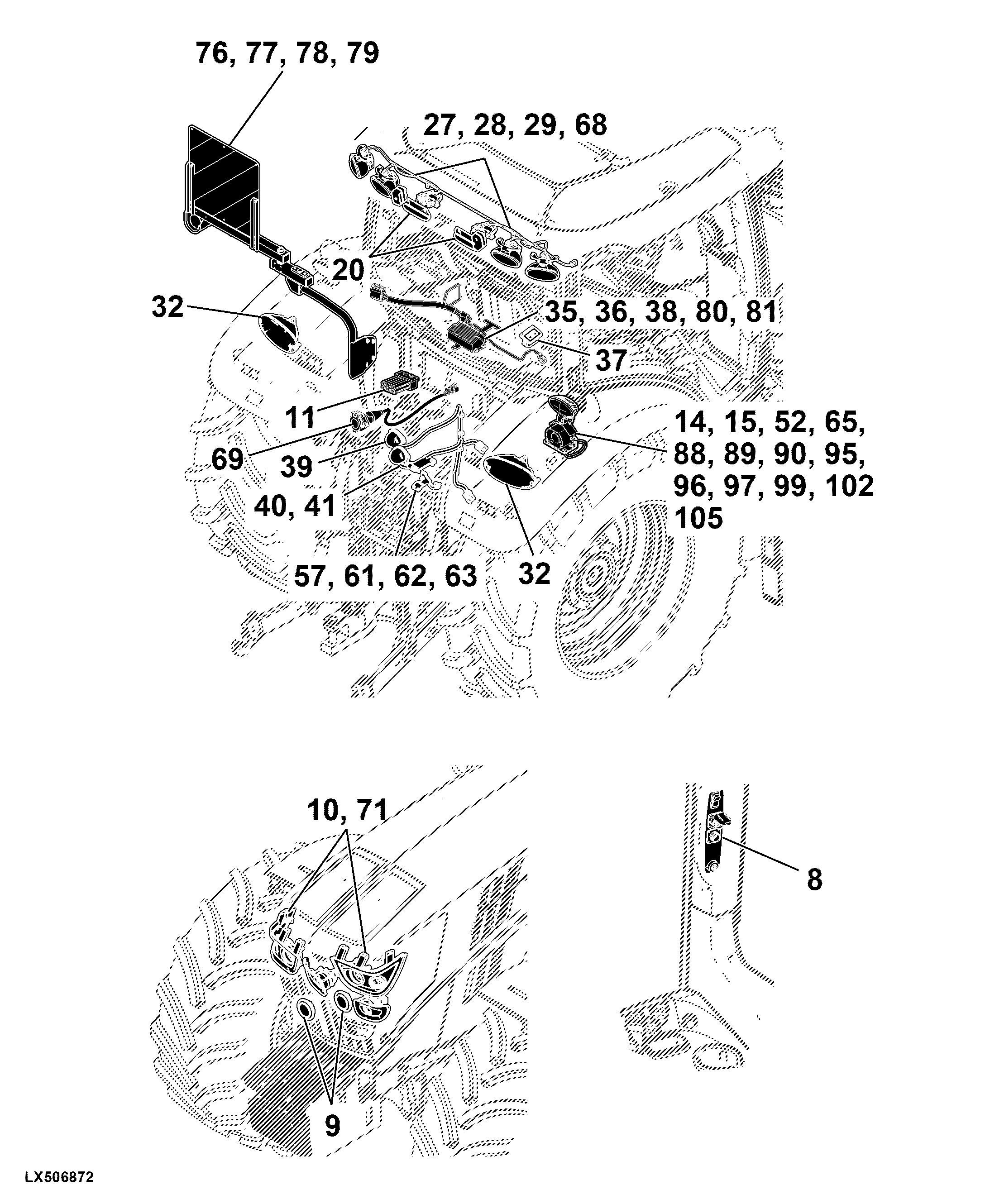 41 Electrical Components, Basic Equipment W/O Wiring Harnesses